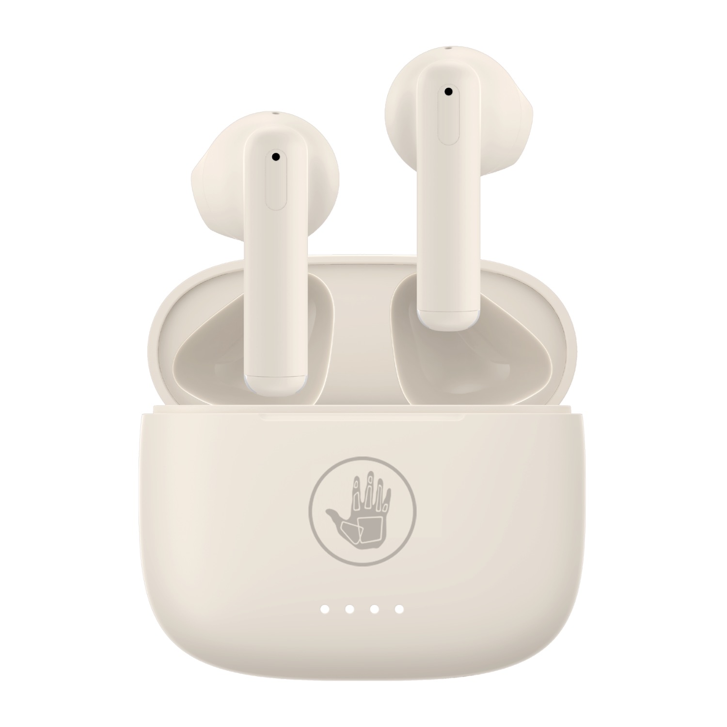 Body Glove PEAK Environmental Noise Cancellation (ENC) True Wireless (TWS) Earbuds (Cream)