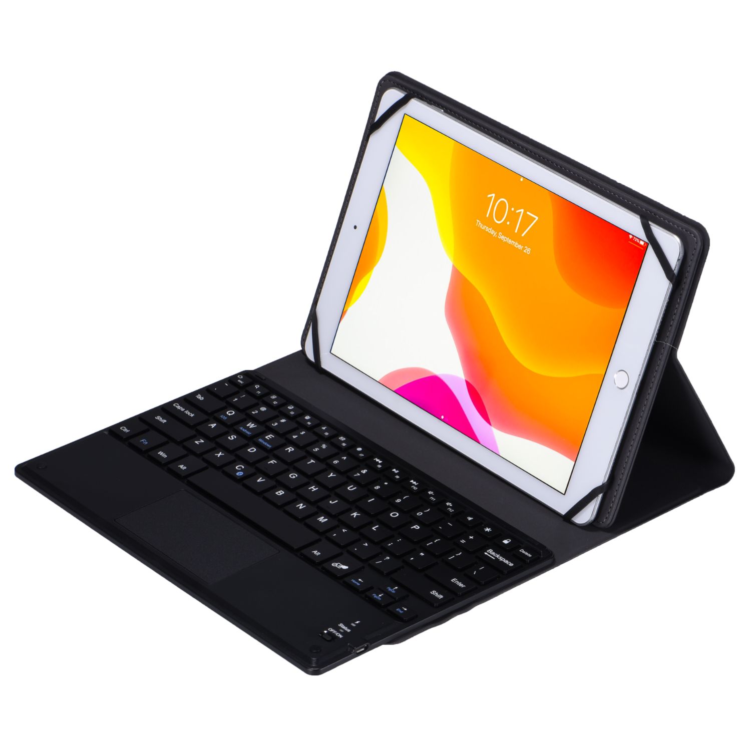 Body Glove Universal Bluetooth Keyboard Case with Touch Pad - 9 to 10.5-inch Tablets (Black)