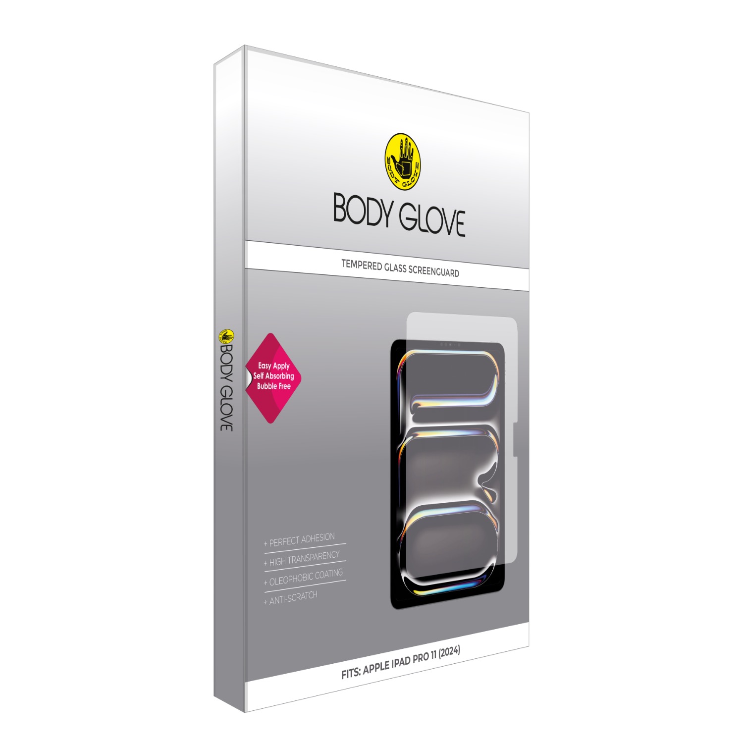 Body Glove Tempered Glass Screenguard - Apple iPad Pro 11 (2024 and 2025) (Clear) - Image 2