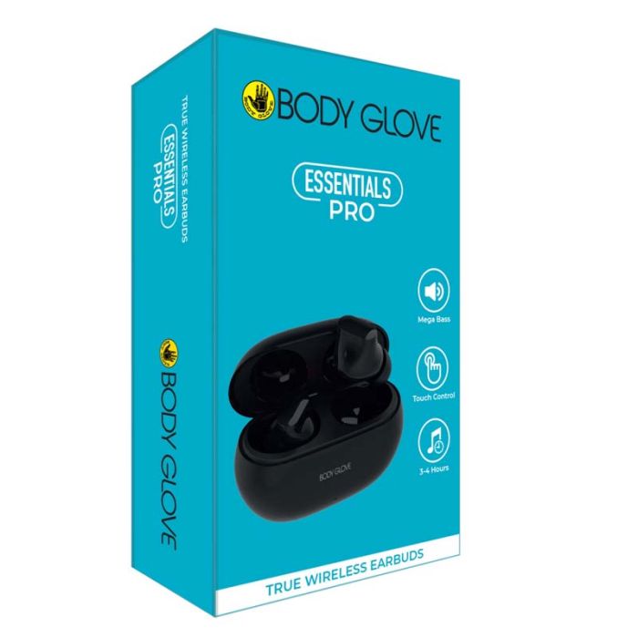 Body Glove Essentials True Wireless (TWS) Pro Series Earbuds (Black) - Image 2