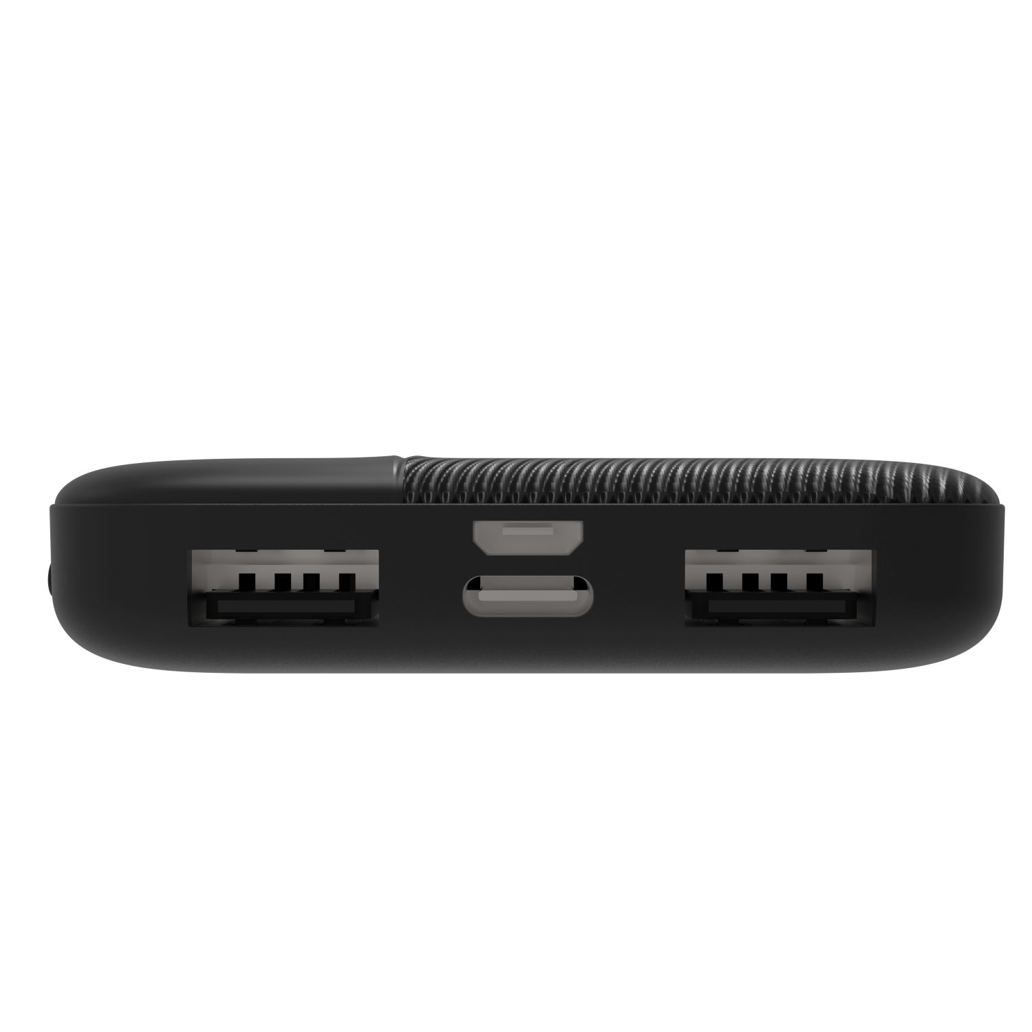 Loopd 10 000mAh Dual USB Port 4LED Indicator Powerbank (Black) - Image 4
