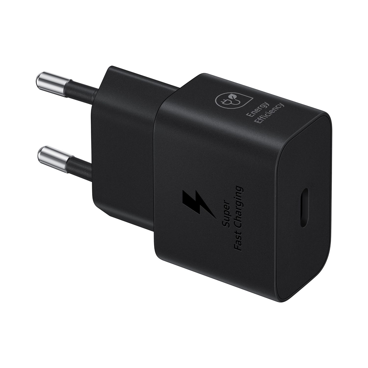 Samsung Original 25W Single Type C Port GaN Ultra Fast Charging Wall Charger (Black)