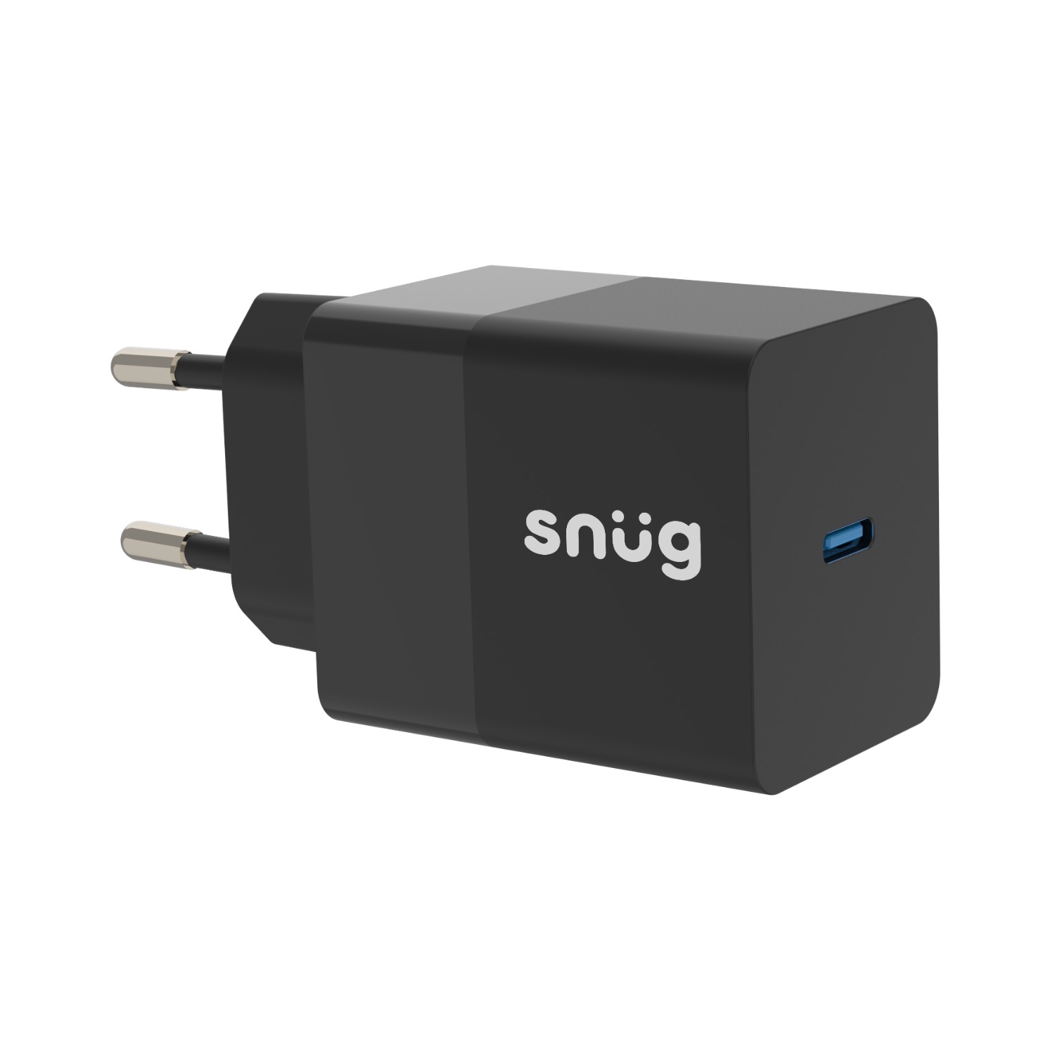 Snüg 45W Single Type C Port PD Fast Charging Wall Charger (Black) - Image 3