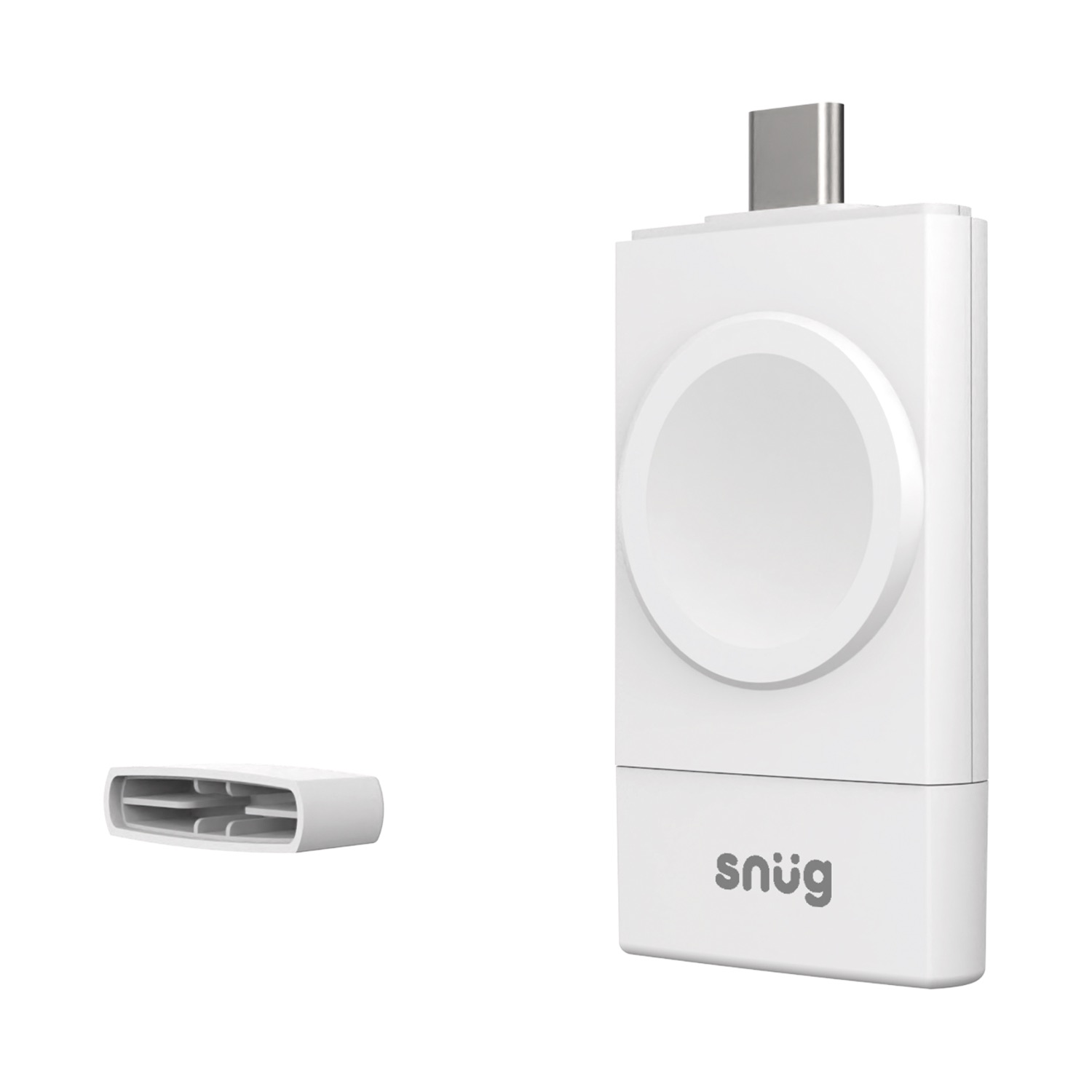 Snüg Wireless Magnetic Watch Charging Dongle (White)