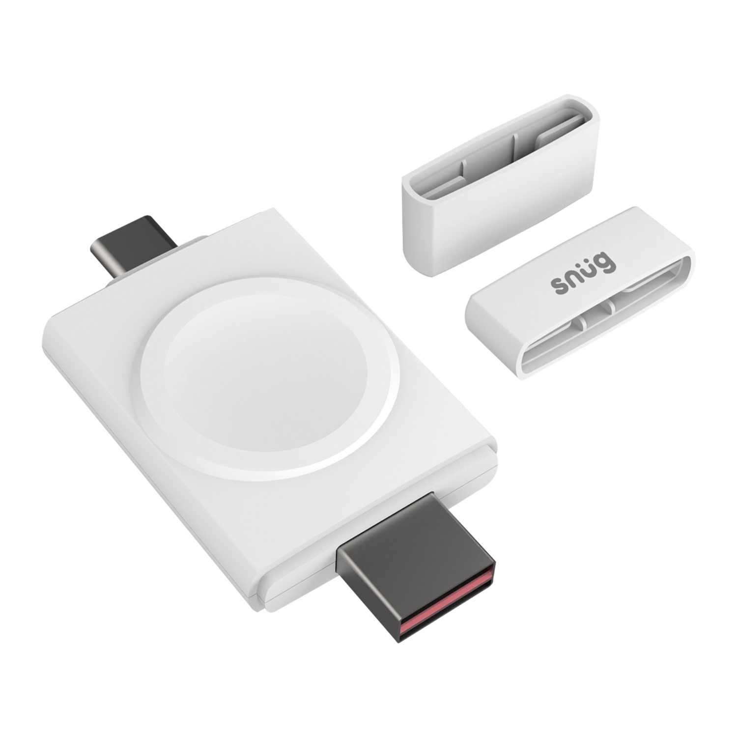 Snüg Wireless Magnetic Watch Charging Dongle (White) - Image 2