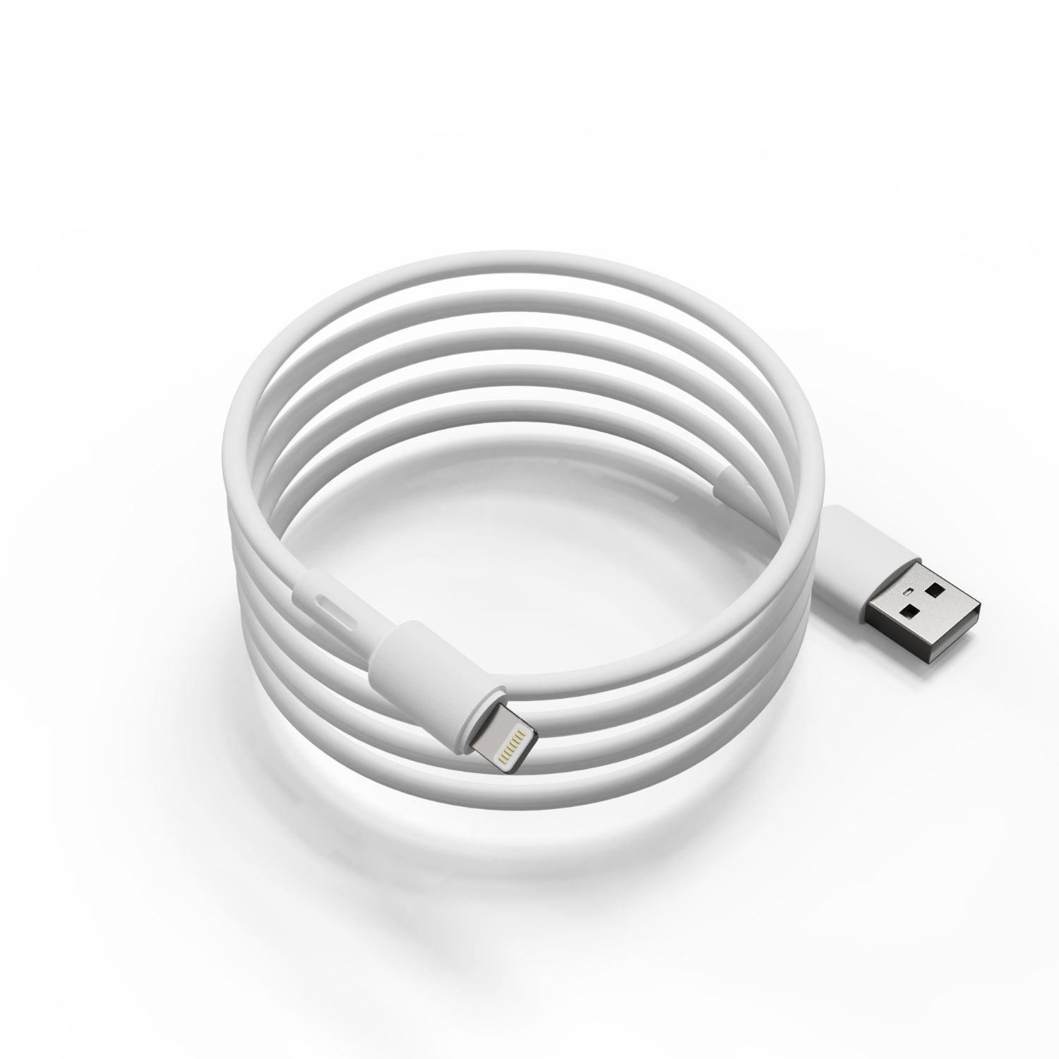 LOOPD LITE 1.0m USB To Lightning Cable (White) - Image 2
