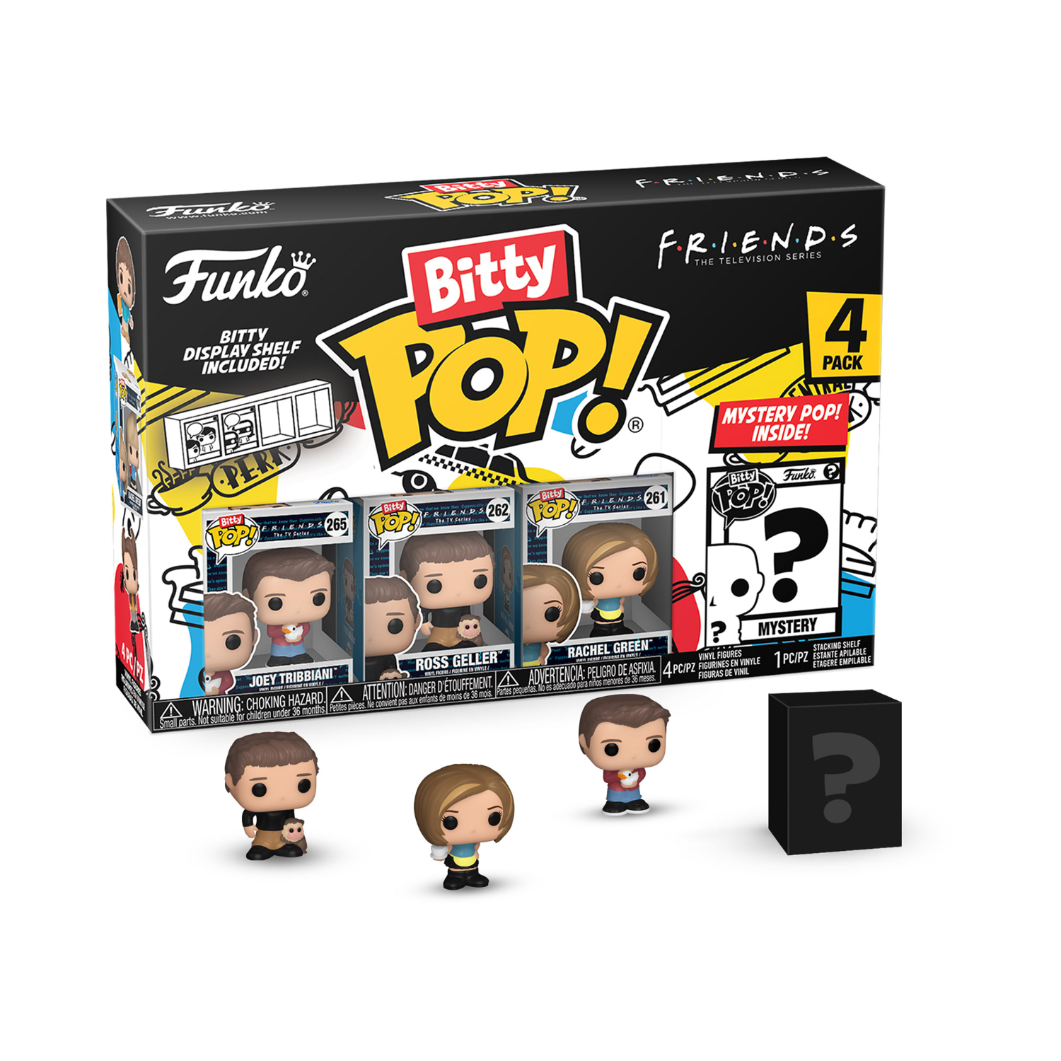 Funko Bitty Pop! Friends - Series 2 (4-Pack) - Image 2