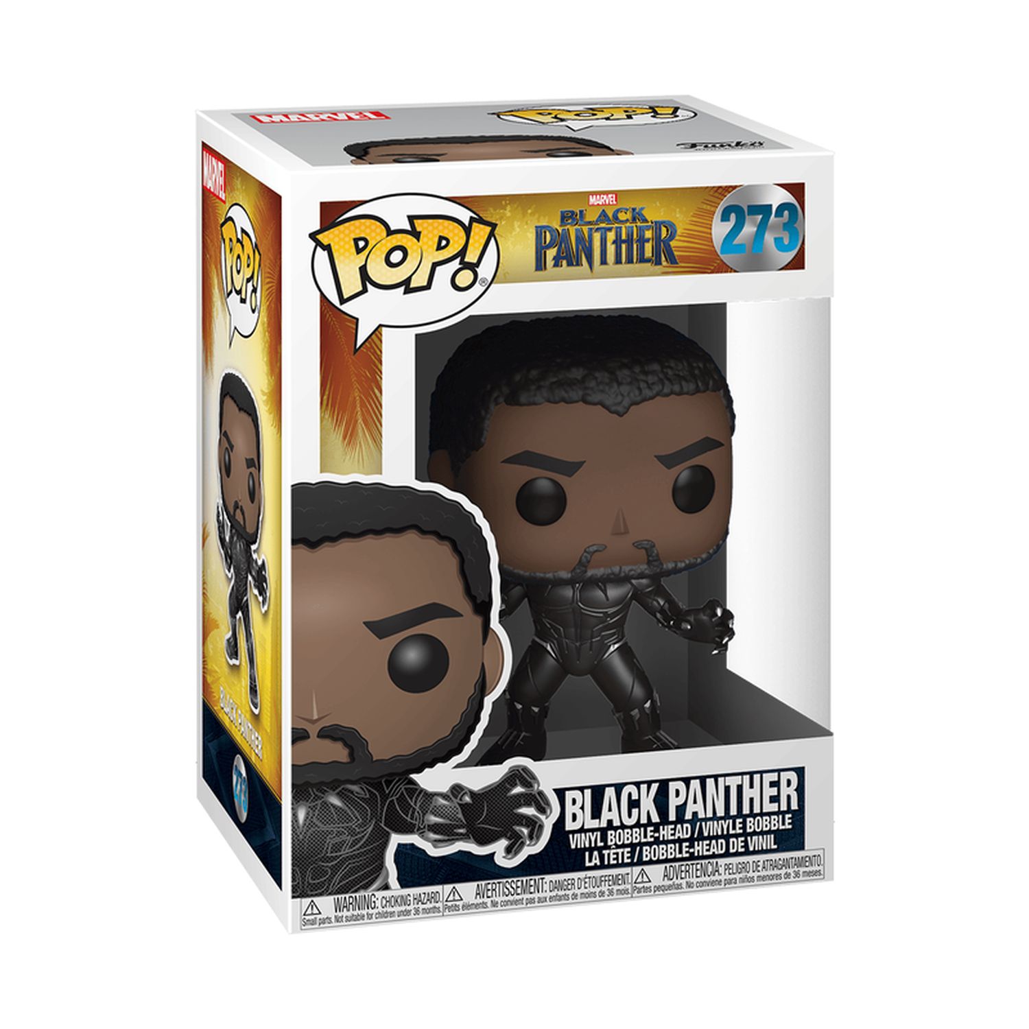 Funko Pop! Marvel Black Panther (Black) Panther Unmasked