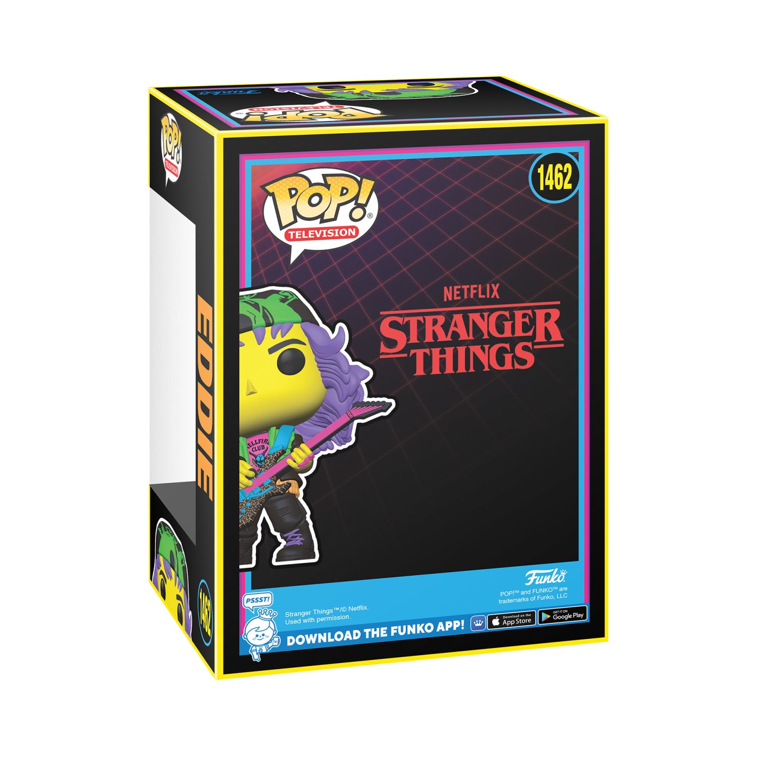 Funko Pop! Television: Netflix Stranger Things - Eddie (Black Light)- (Special Edition) - Image 2