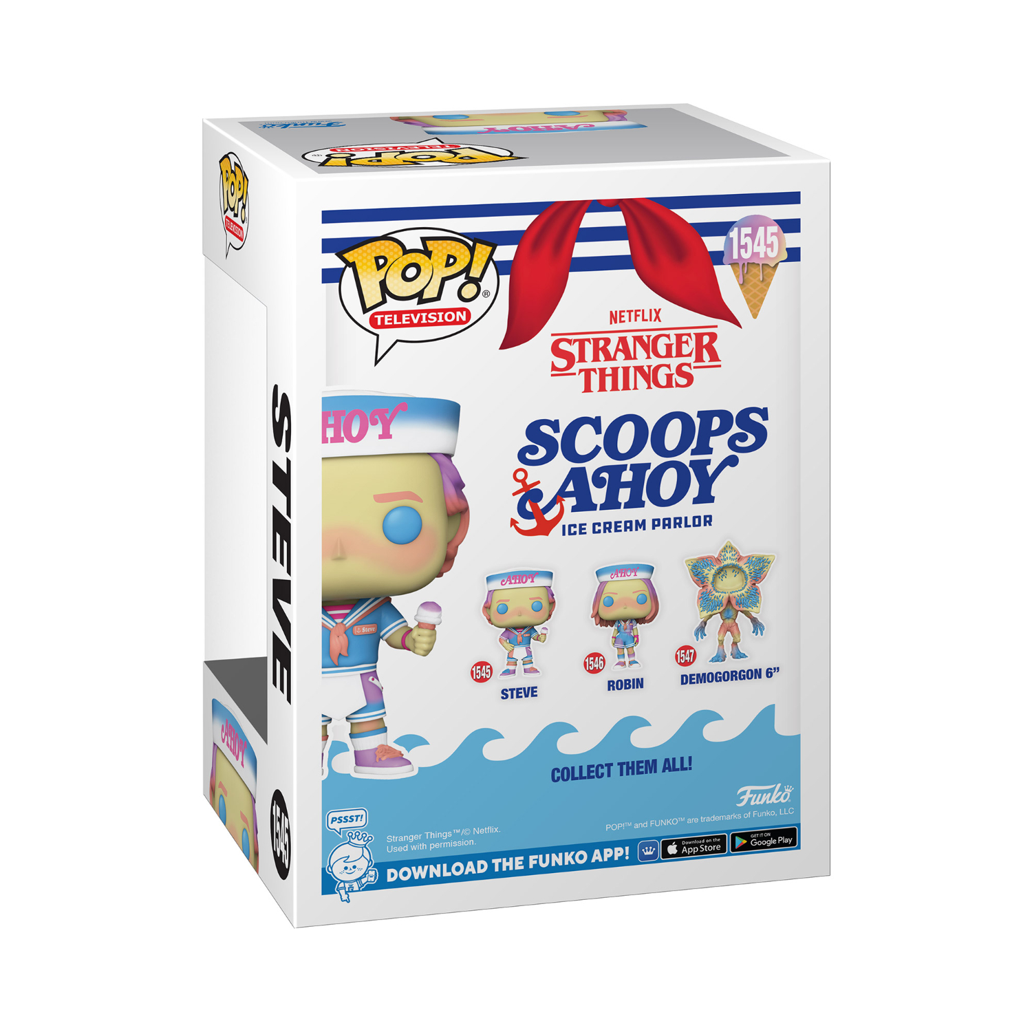 Funko Pop! Television: Netflix Stranger Things - Steve (Scoops Ahoy Sherbert Surprise) - Image 2