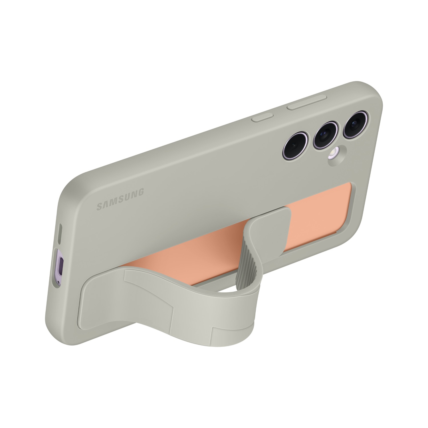 Samsung Original Standing Grip Case - Samsung Galaxy A55 5G (Grey) - Image 4
