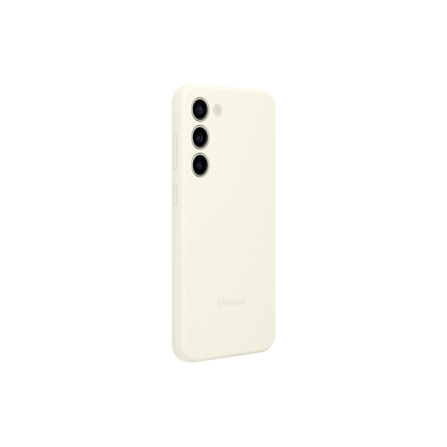 Samsung Original Silicone Case - Samsung Galaxy S23 Plus (Cream) (UNBOXED) - Image 2