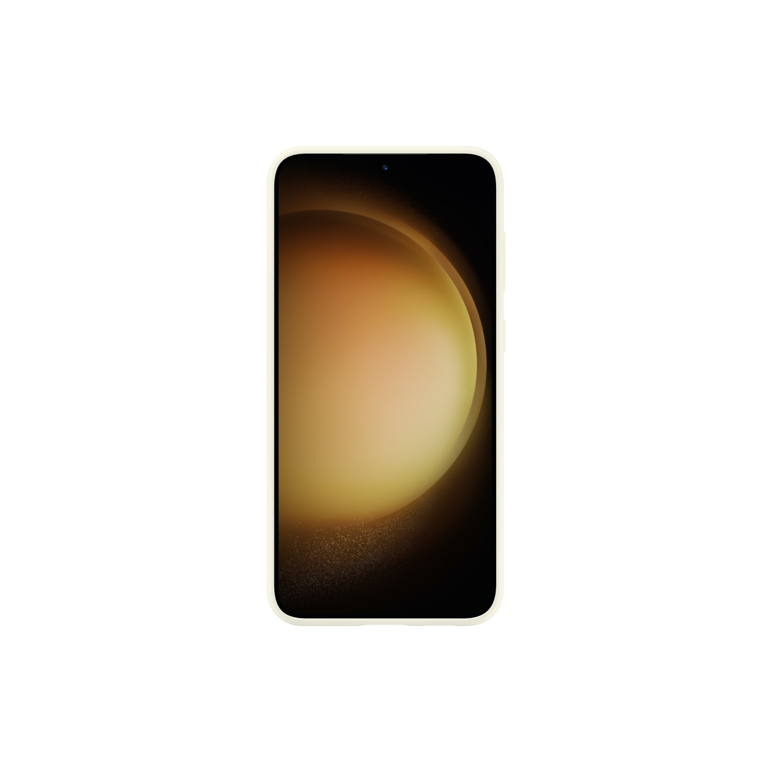 Samsung Original Silicone Case - Samsung Galaxy S23 Plus (Cream) (UNBOXED) - Image 3