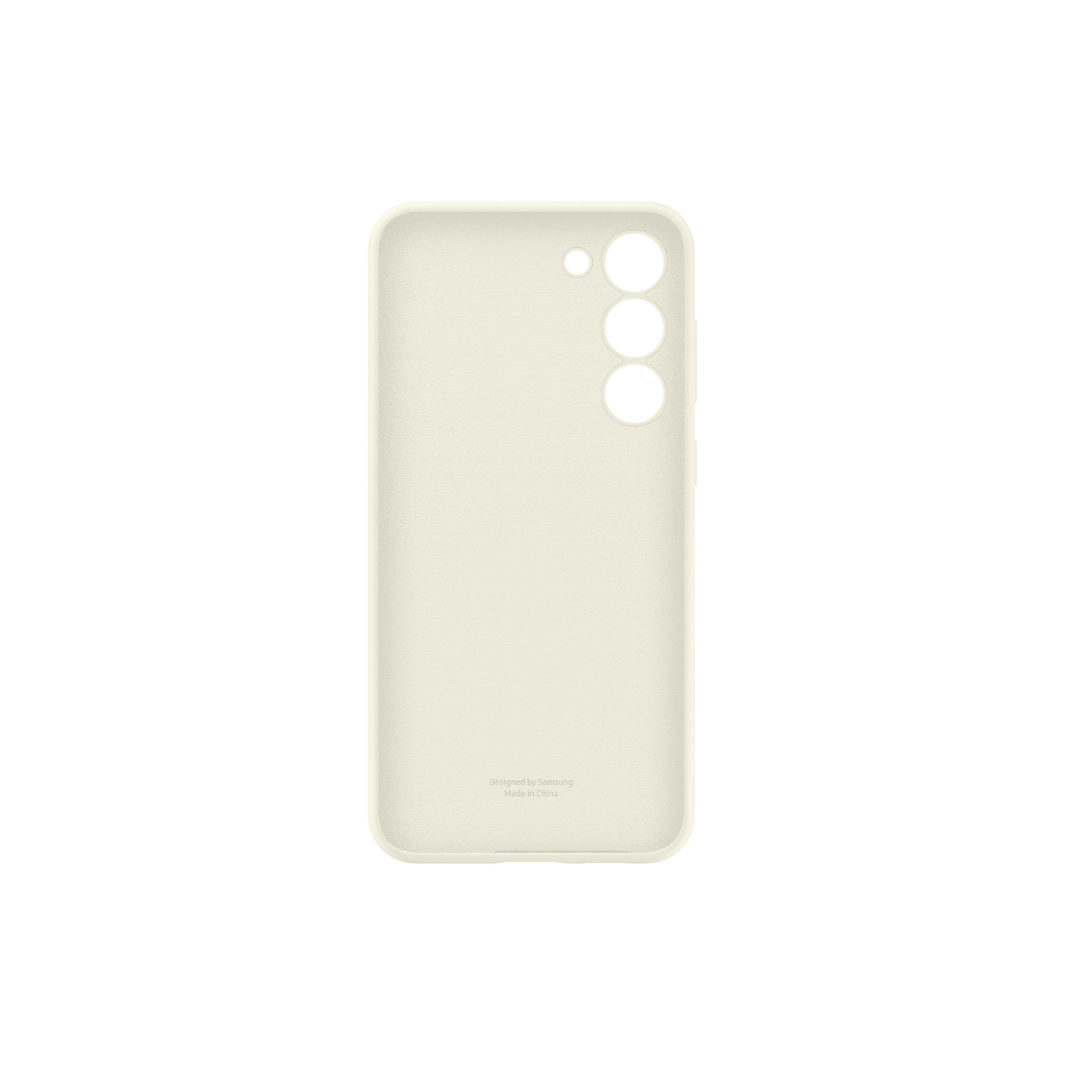 Samsung Original Silicone Case - Samsung Galaxy S23 Plus (Cream) (UNBOXED) - Image 4