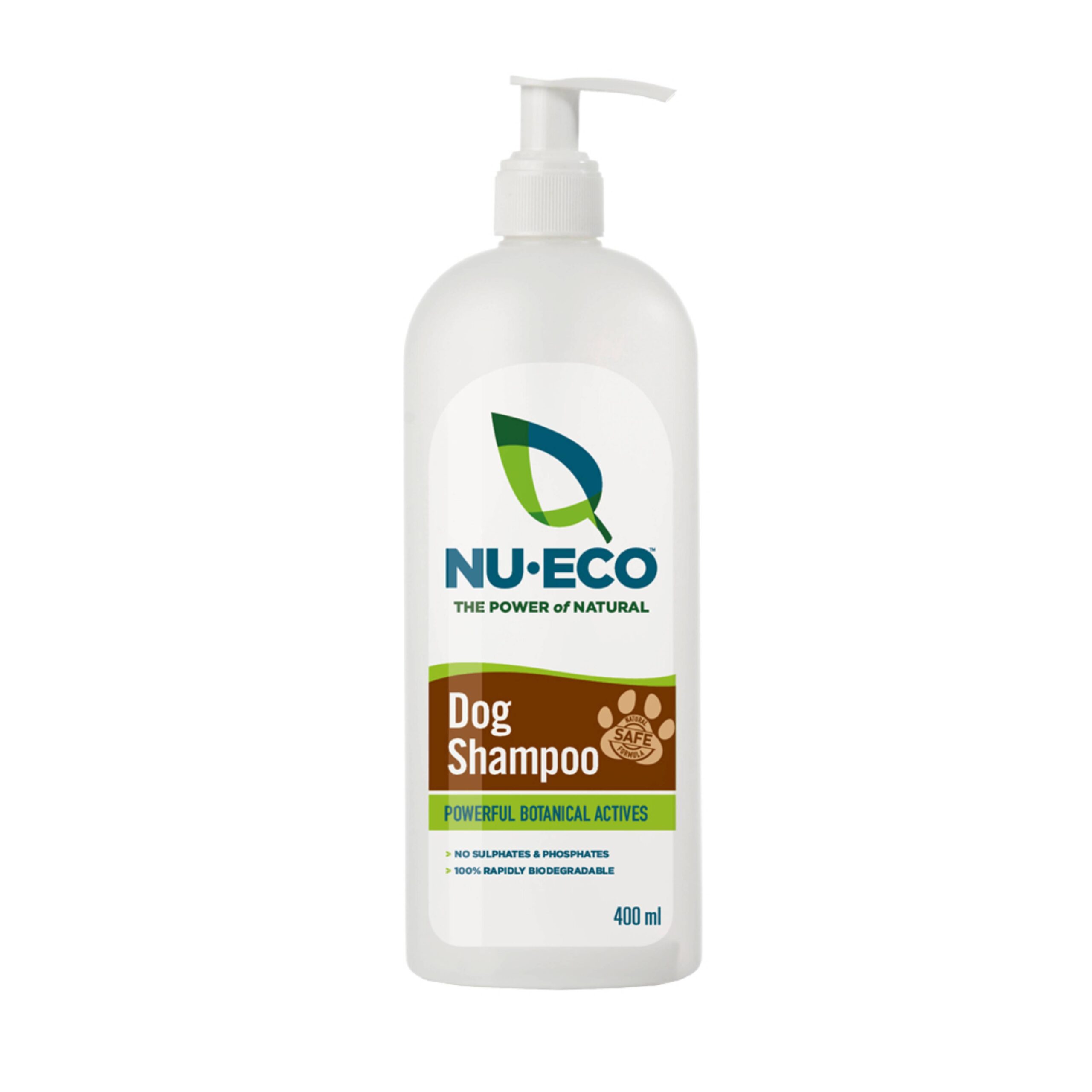 Nu-Eco 100% Bio-degradable Dog Shampoo with Powerful Botanical Actives (400ml)