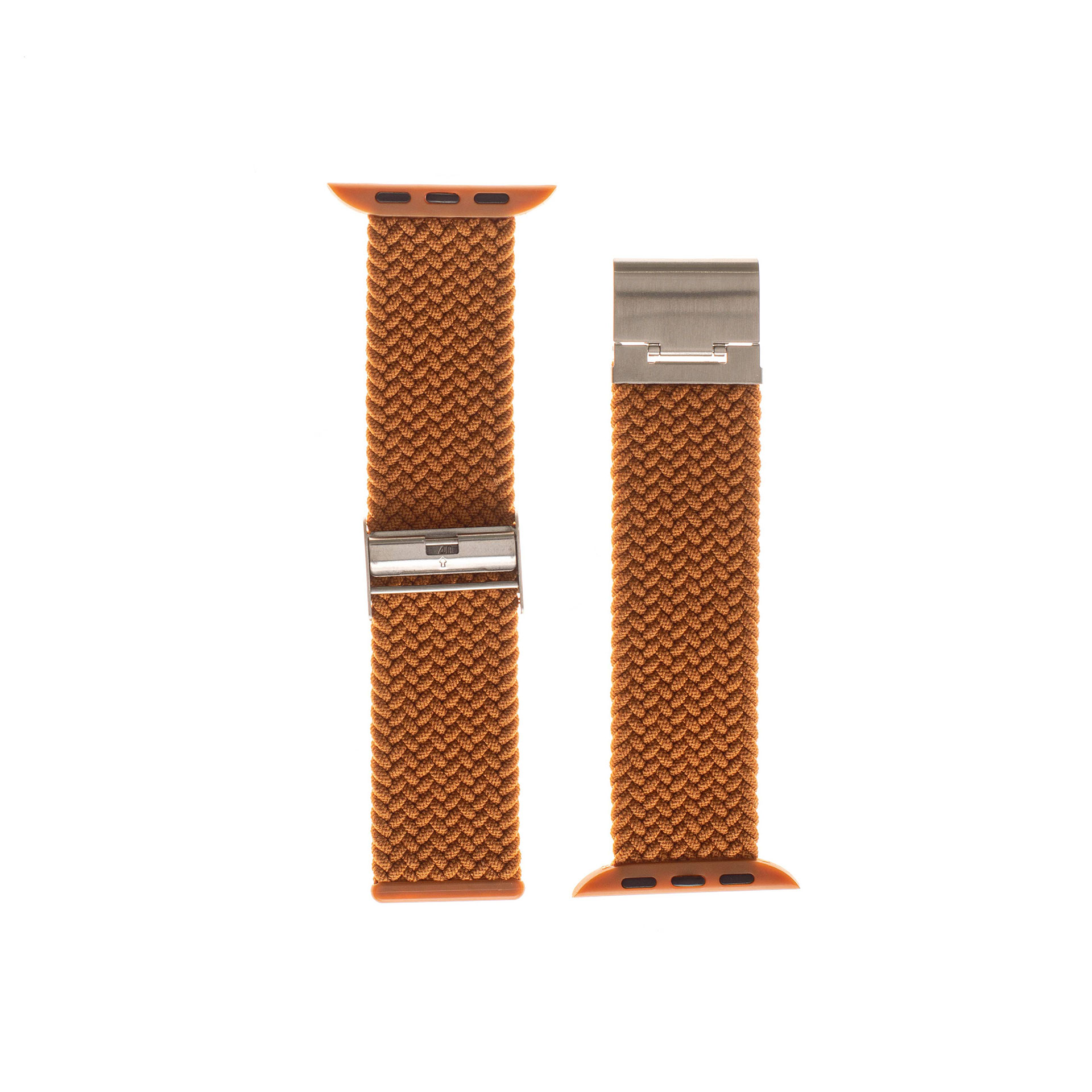 Épique Braided Nylon Watch Strap – Apple Watch Series 4 to 6 (44mm)/ Series SE and SE 3 (44mm)/ Series 7 to 9 (45mm) (Brown)
