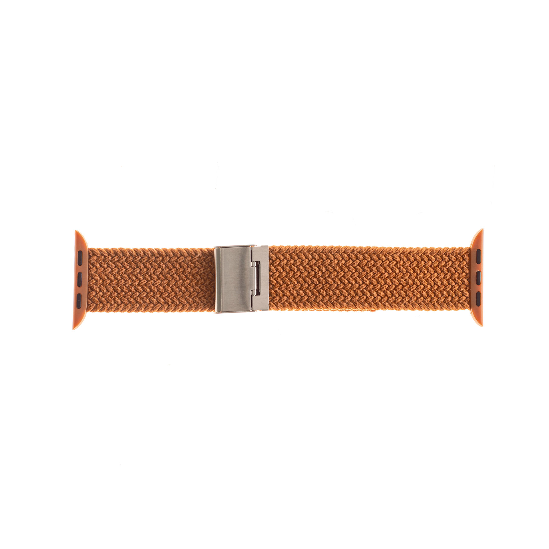 Épique Braided Nylon Watch Strap – Apple Watch Series 4 to 6 (44mm)/ Series SE and SE 3 (44mm)/ Series 7 to 9 (45mm) (Brown) - Image 2