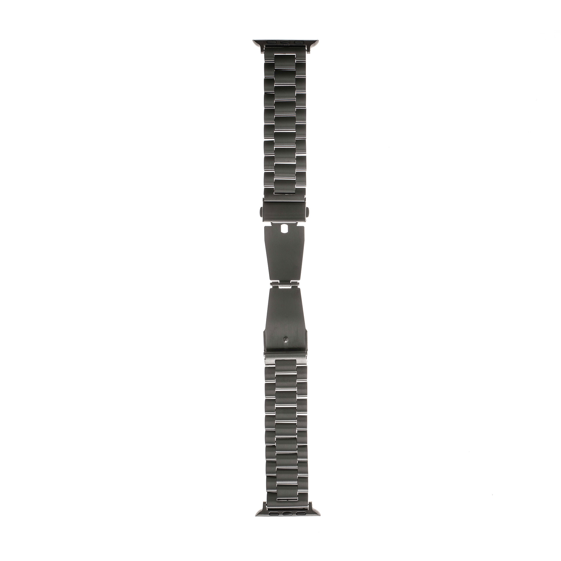 Épique Three-bead Steel Watch Strap – Apple Watch Series 4 to 6 (44mm)/ Series SE and SE 3 (44mm)/ Series 7 to 9 (45mm) (Space grey)
