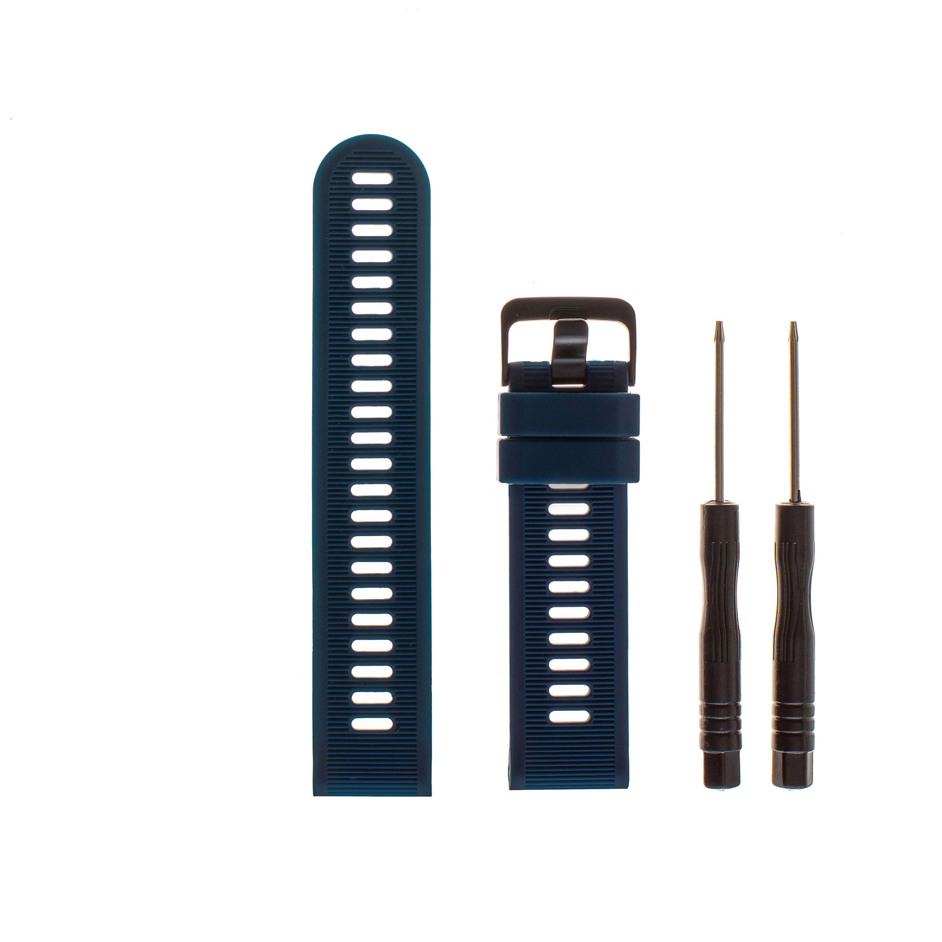 Épique Silicone Plain Watch Strap – Garmin Forerunner 945/ Forerunner 935/ Fenix5 Plus/ Fenix5/ Quatix 5/ Quatix 5 Sapphire/ Approach S60 (Navy)