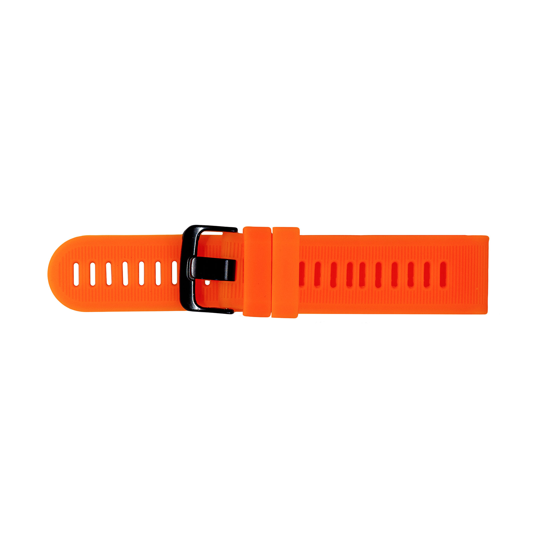 Épique Silicone Plain Watch Strap – Garmin Forerunner 945/ Forerunner 935/ Fenix5 Plus/ Fenix5/ Quatix 5/ Quatix 5 Sapphire/ Approach S60 (Orange) - Image 2