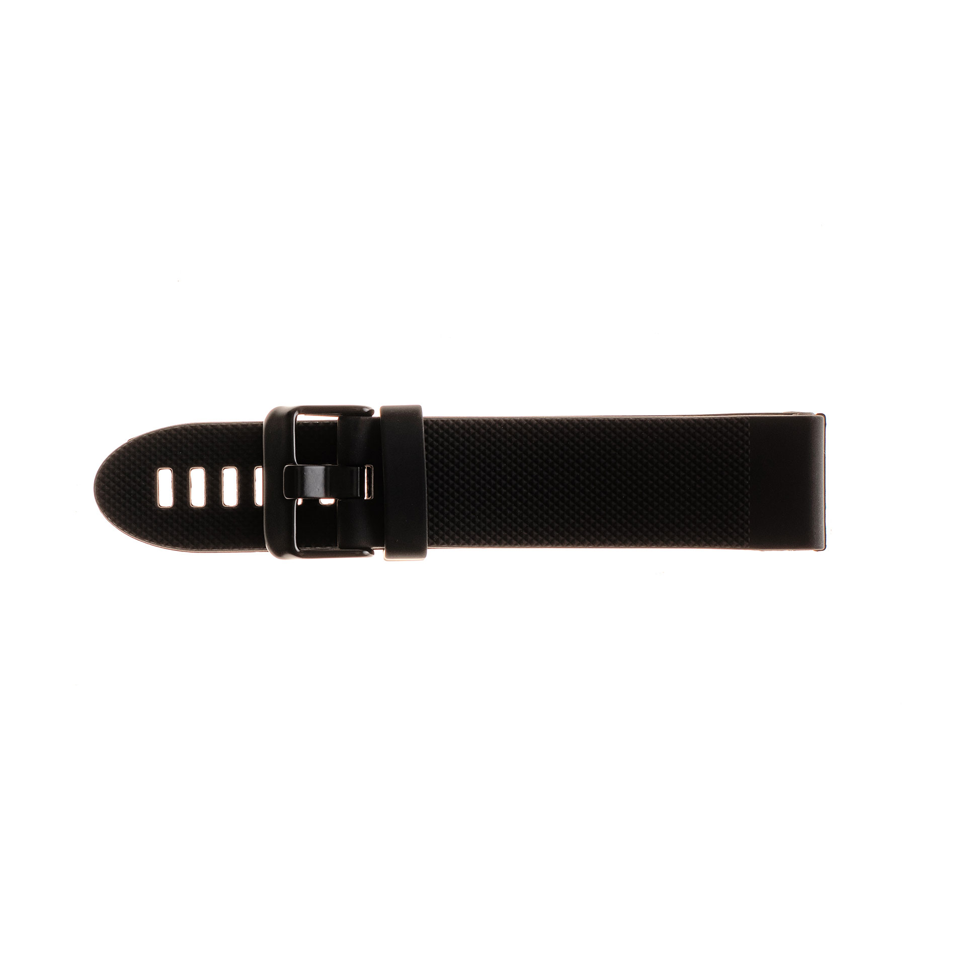 Épique Silicone Plain Watch Strap – Garmin Venu/ Vivomove 3/ Vivoactive 3/ Forerunner 245/ Forerunner 645 (Black) - Image 2