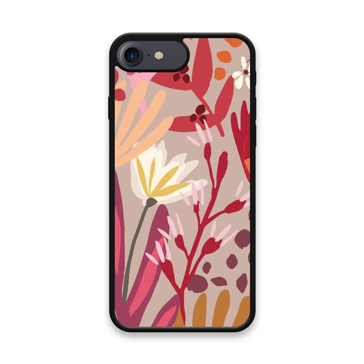 Custom Printed TPU Cases - Apple iPhone 7, Apple iPhone 8, Apple iPhone SE (2020), Apple iPhone SE (2022) ('Botanical' by Caitscases)