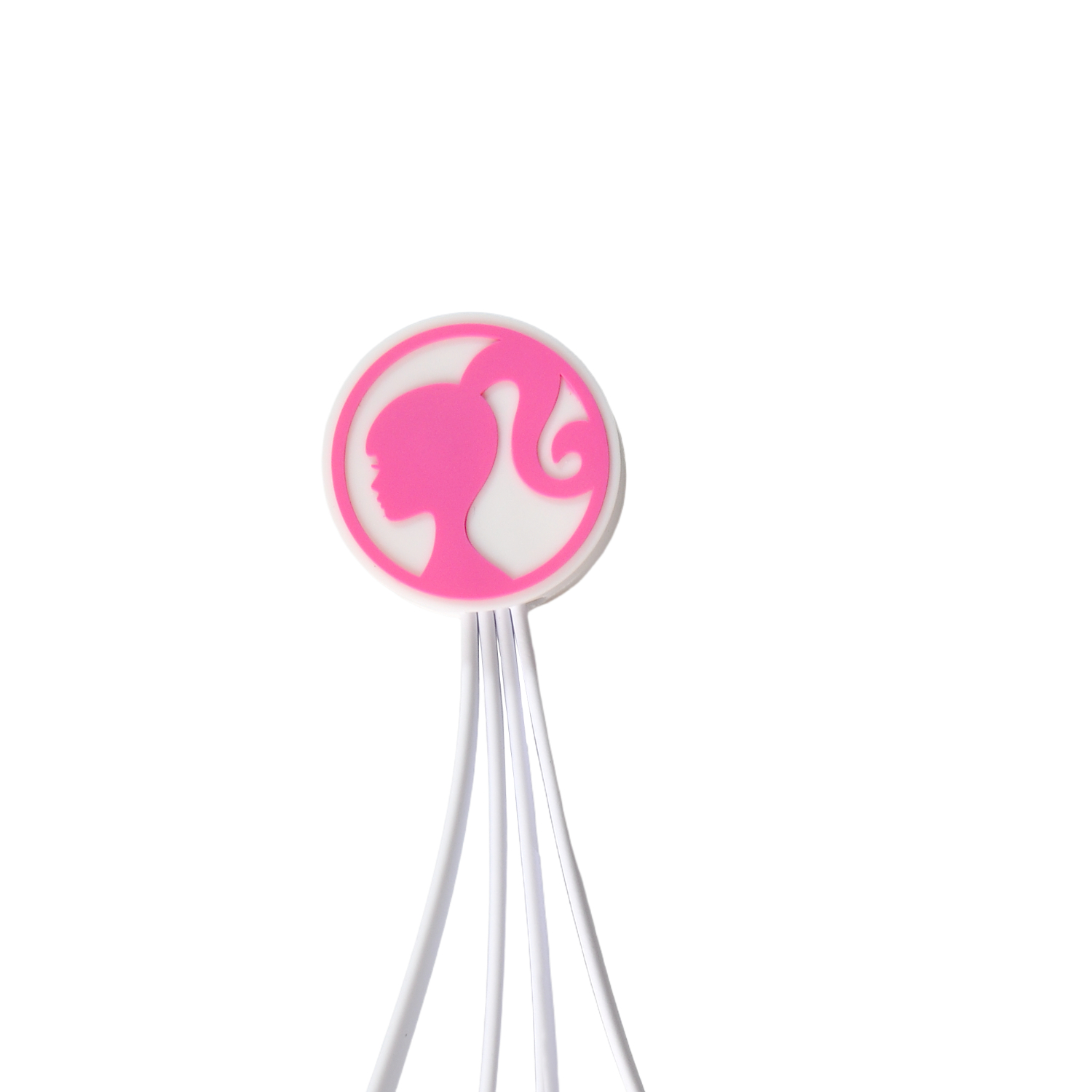 Barbie 0.15m 5-In-1 Cable (Pink and White) - Image 5