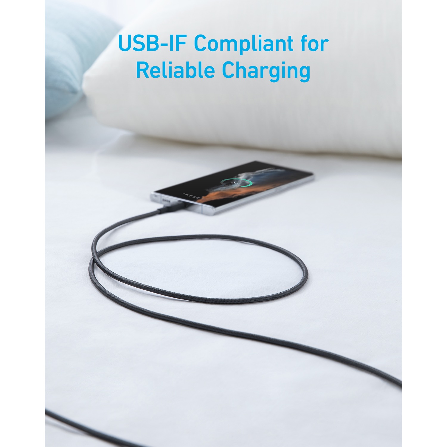 Anker 15W 1.8m PowerLine USB to Type C Cable (Black) - Image 4