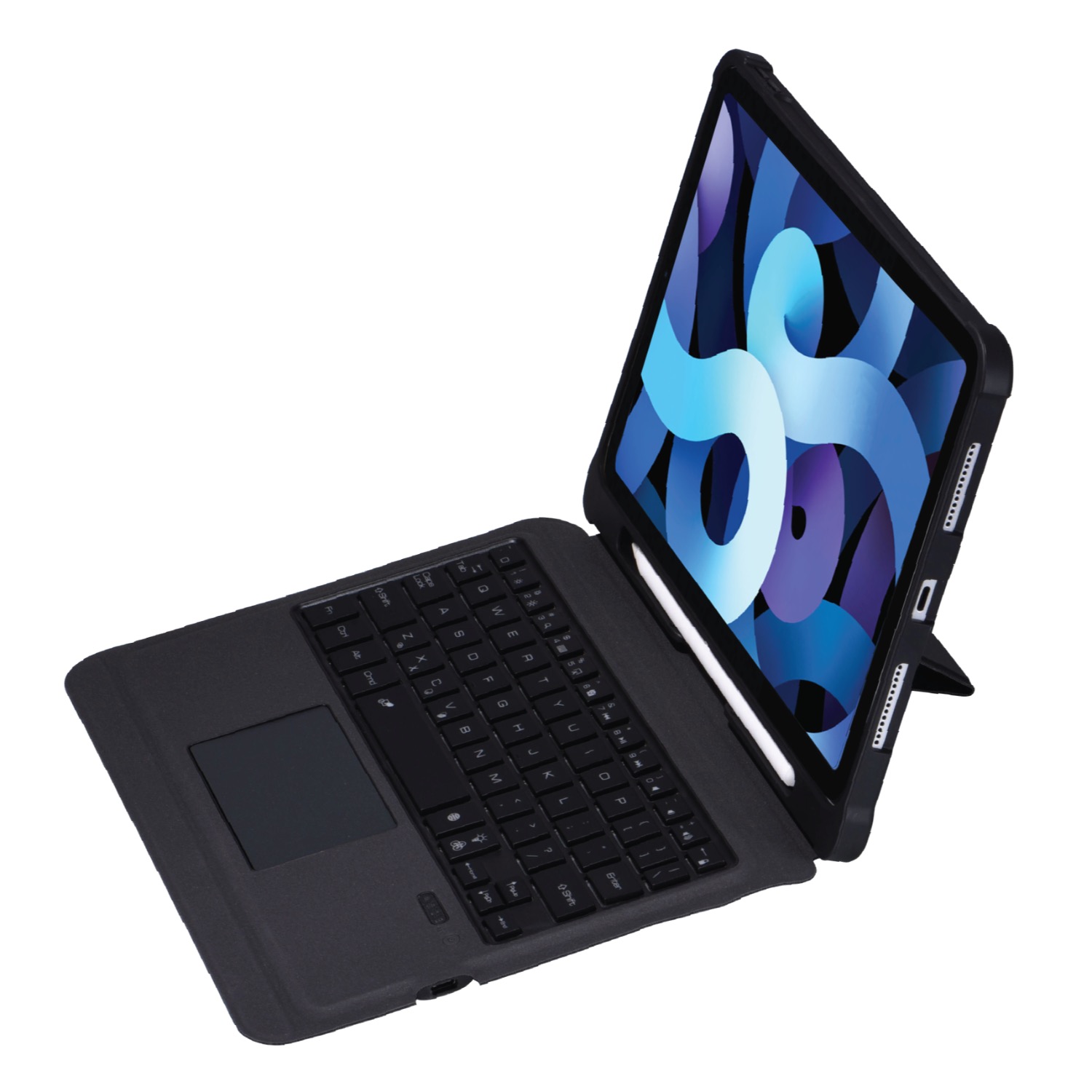 Body Glove Bluetooth Keyboard with Touch Pad - Apple iPad Air 11 (2024, 2025 and 2026)/ iPad 10.9 (2022)/ iPad Air (2020 and 2022)/ iPad Pro 11 (2018) (Black)