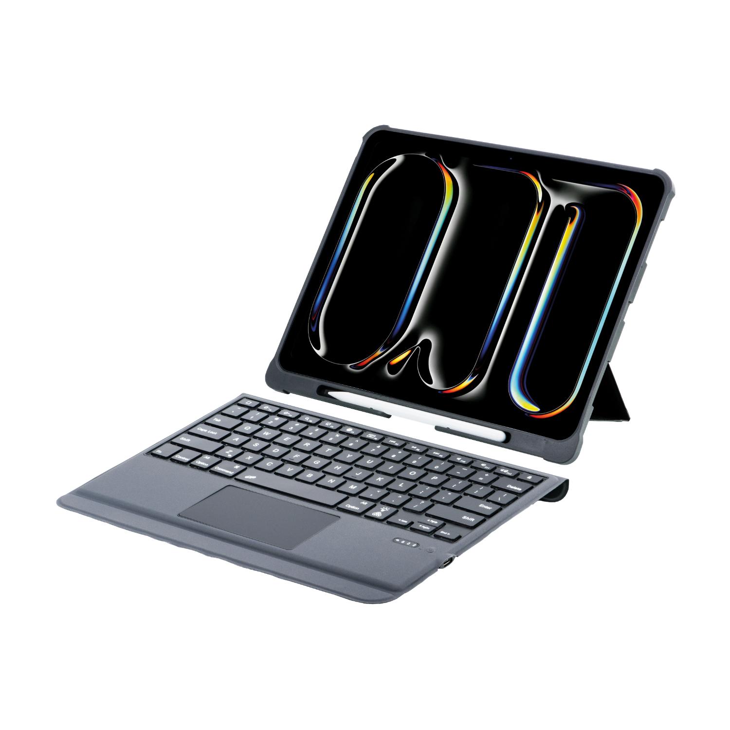 Body Glove Bluetooth Keyboard with Touch Pad - Apple iPad Pro 13 (2024 and 2025) (Black) - Image 3