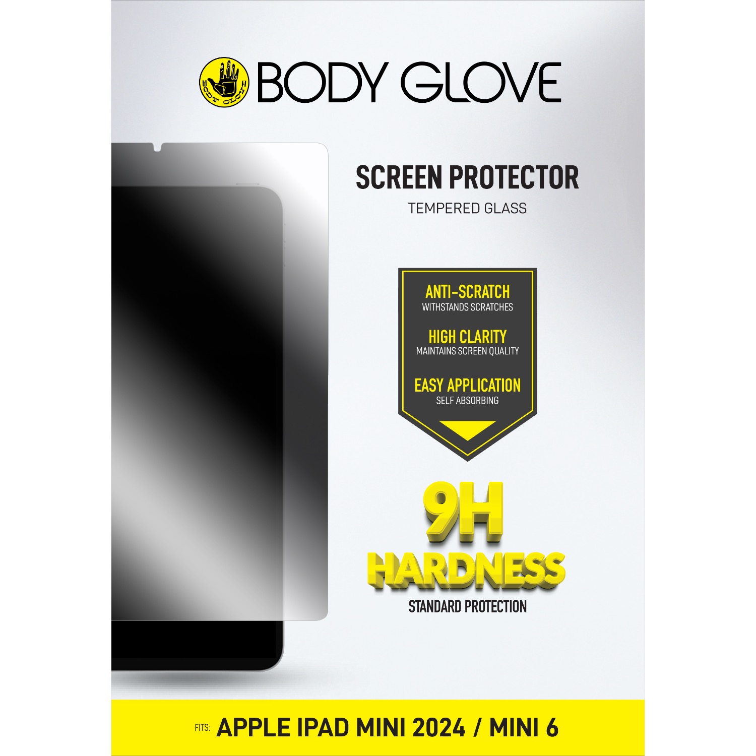 Body Glove Tempered Glass Screenguard - Apple iPad Mini (2024)/ iPad Mini 6 (2021) (Clear)