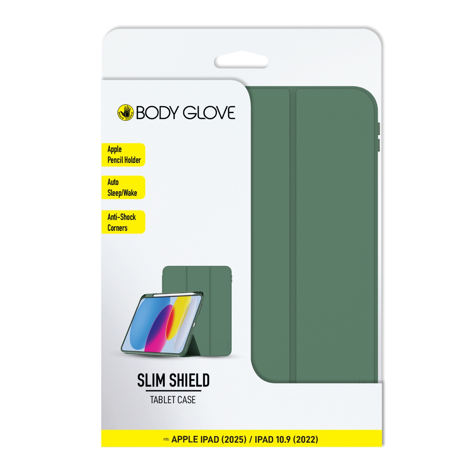 Body Glove Slim Shield Tablet Case - Apple iPad 10.9 (2022) (10th Gen)/ iPad 11 (2025) (Olive) - Image 7