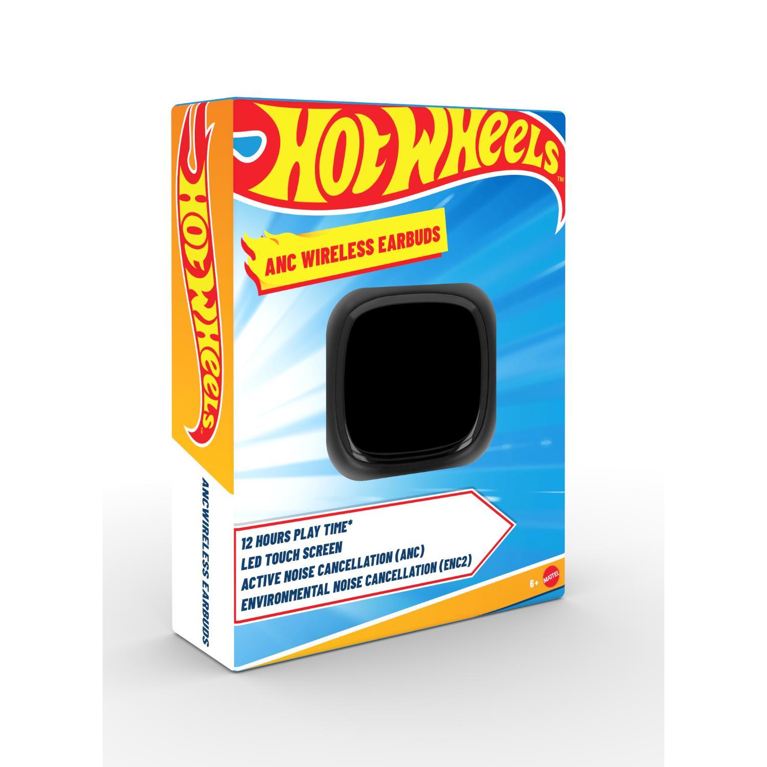 Mattel Hot Wheels Anti-Noise Cancelling (ANC) Wireless Earbuds (Black) - Image 4