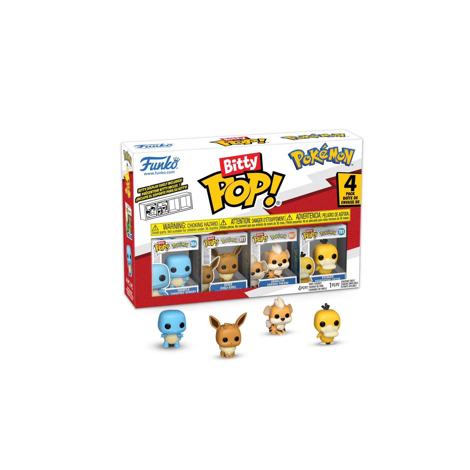 Funko Bitty Pop! Pokemon - Series 4 (4-Pack) - Image 2