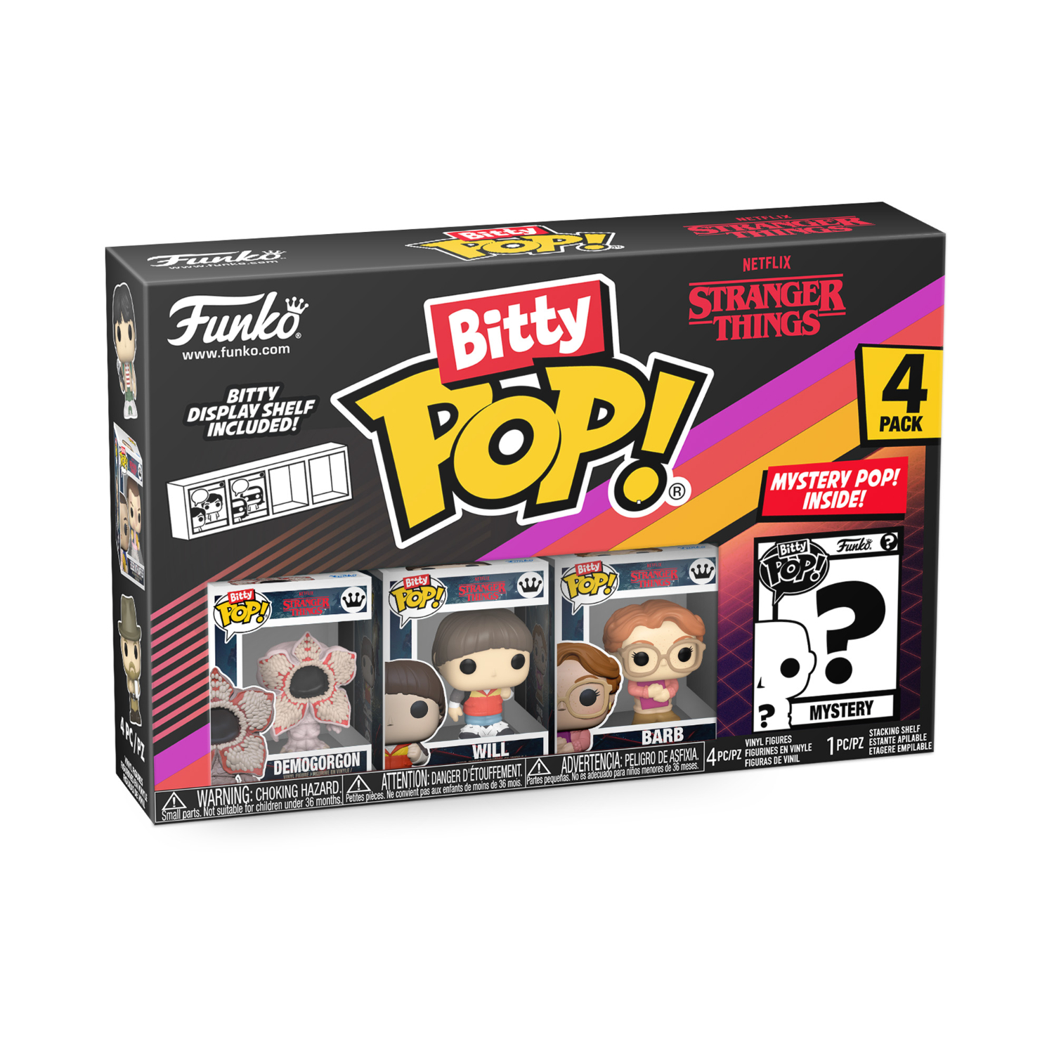 Funko Bitty Pop! Stranger Things - Series 1 (4-Pack)