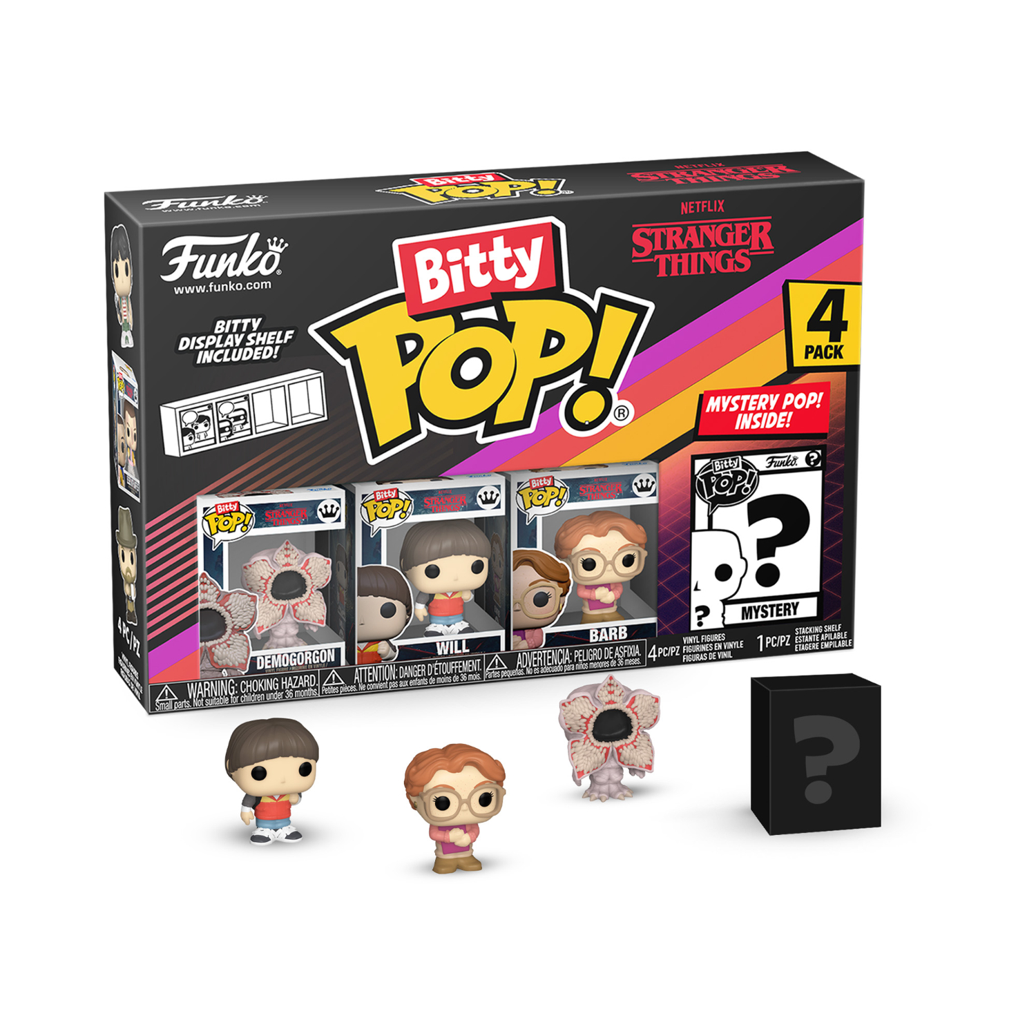 Funko Bitty Pop! Stranger Things - Series 1 (4-Pack) - Image 2