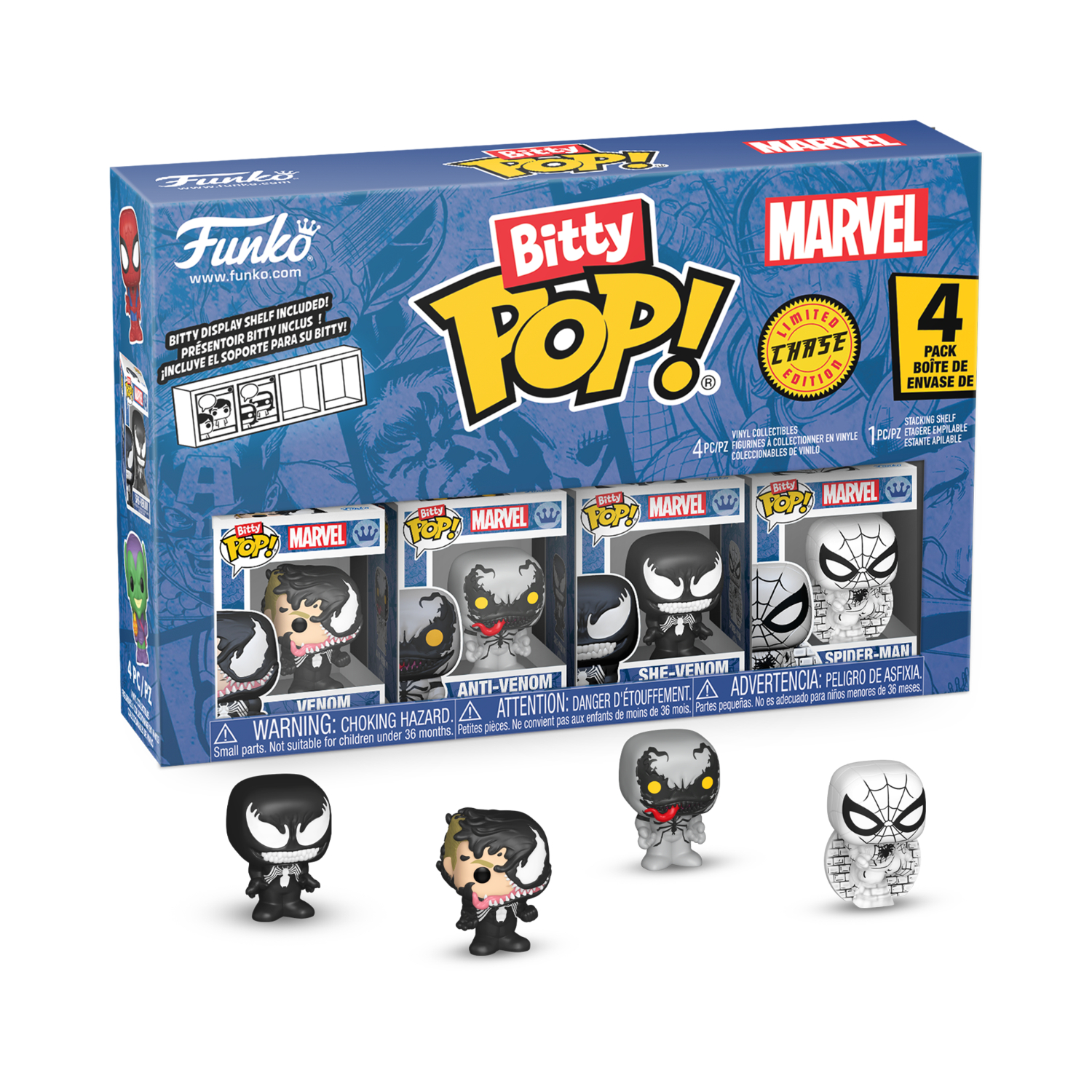 Funko Bitty Pop! Spider-Man - Series 3 (4-Pack) - Image 2
