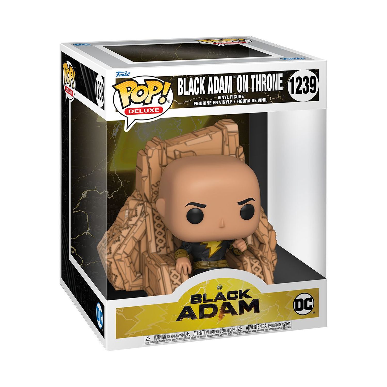 Funko Pop! Deluxe: DC Black Adam On Throne-Black Adam - Image 2