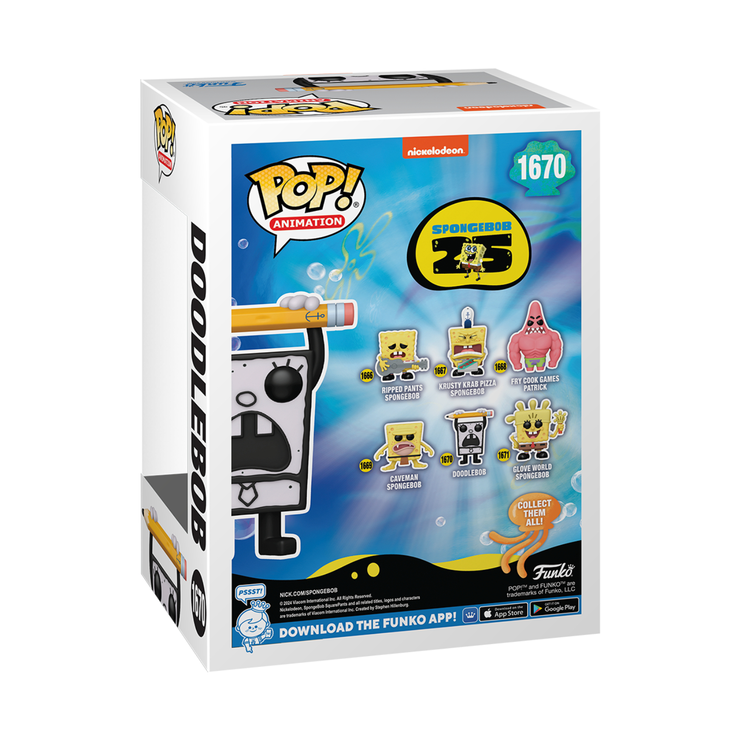 Funko Pop! Animation: SpongeBob Squarepants - Doodlebob - Image 2