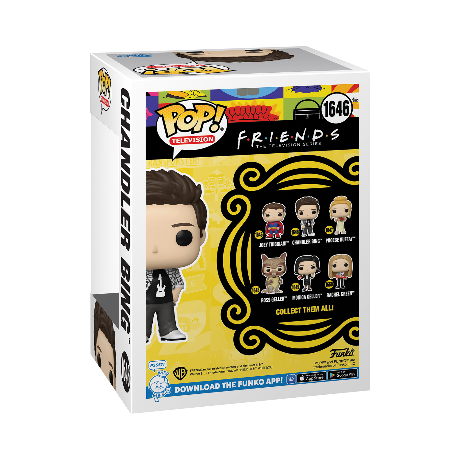 Funko Pop! Television: Friends The Television Series - Chandler Bing In No Way Outfit - Image 2