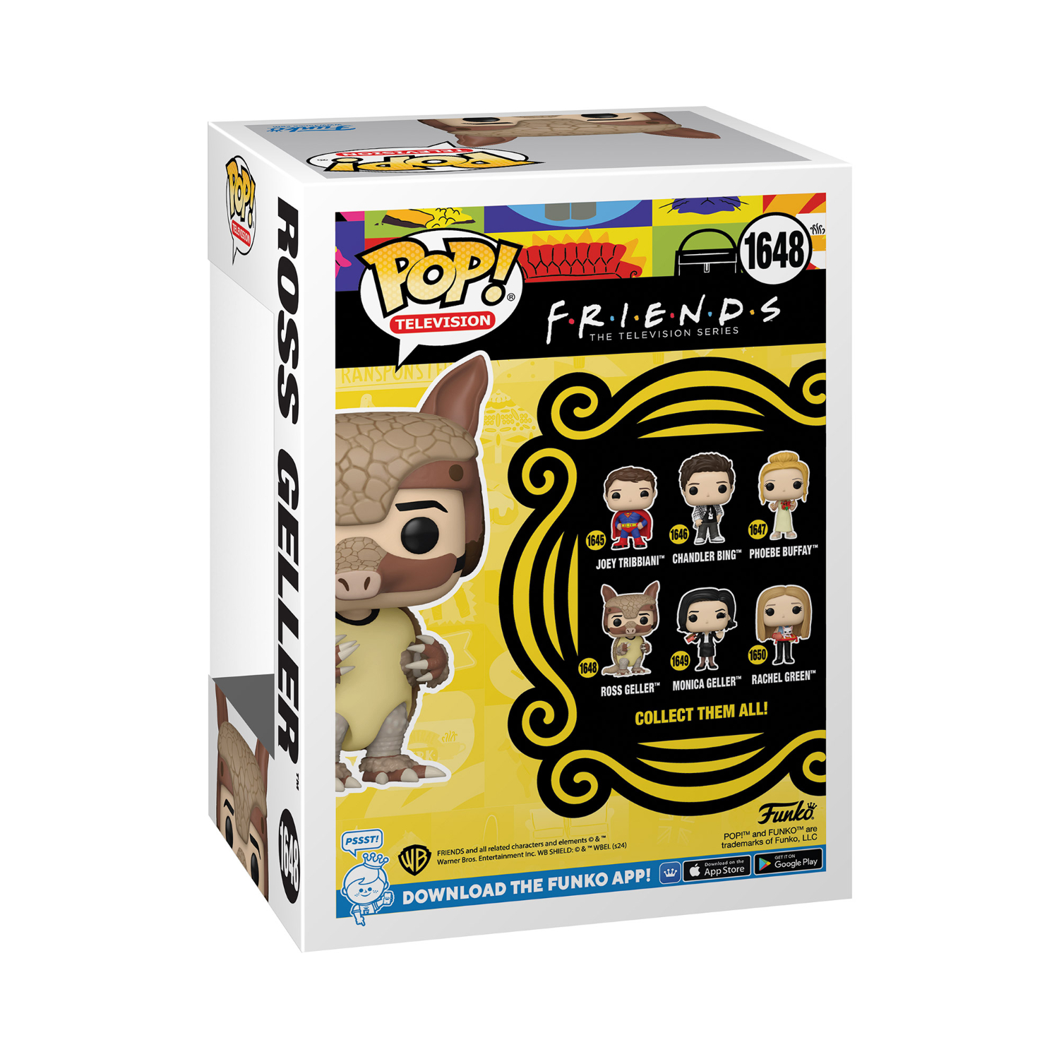 Funko Pop! Television: Friends The Television Series - Ross Geller Holiday Armadillo - Image 2