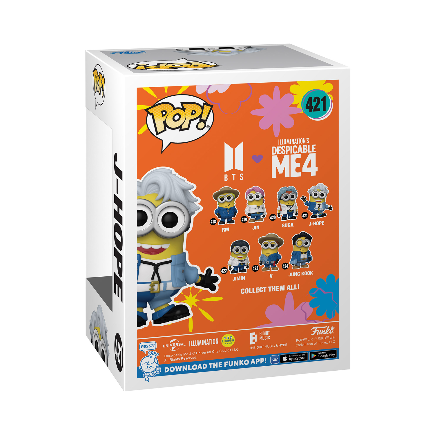 Funko Pop! Movies: Despicable Me 4 - J-Hope (Minion) - Image 2