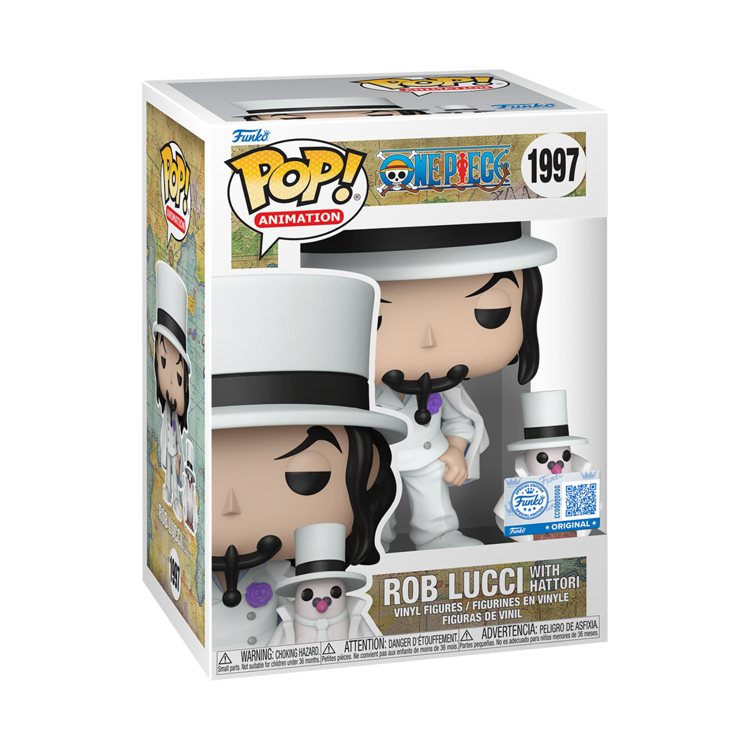 Funko Pop! Animation: One Piece - Rob Lucci with Hattori (Special Edition)