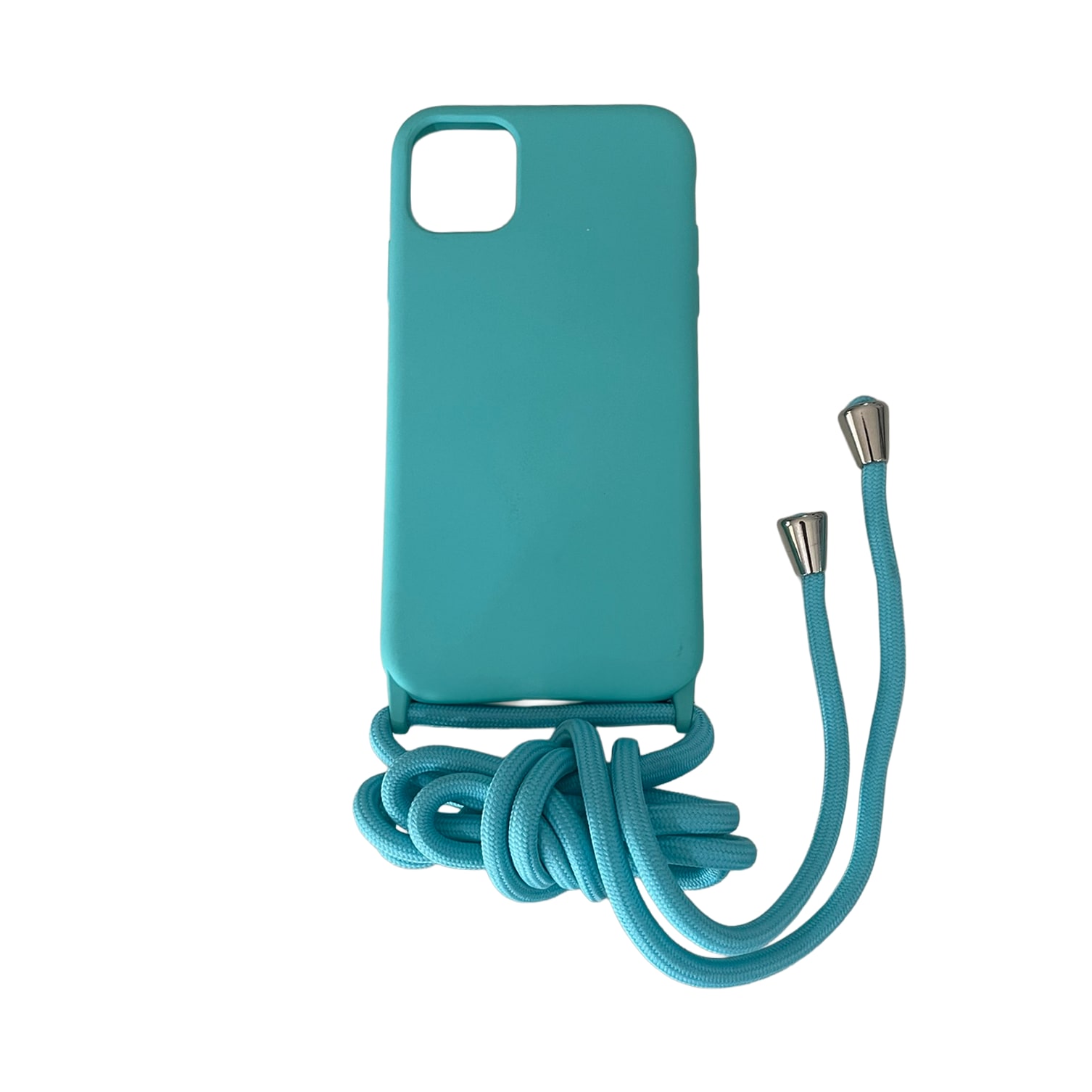 Crossbody Phone Case – Apple iPhone 11 (Aqua Blue)