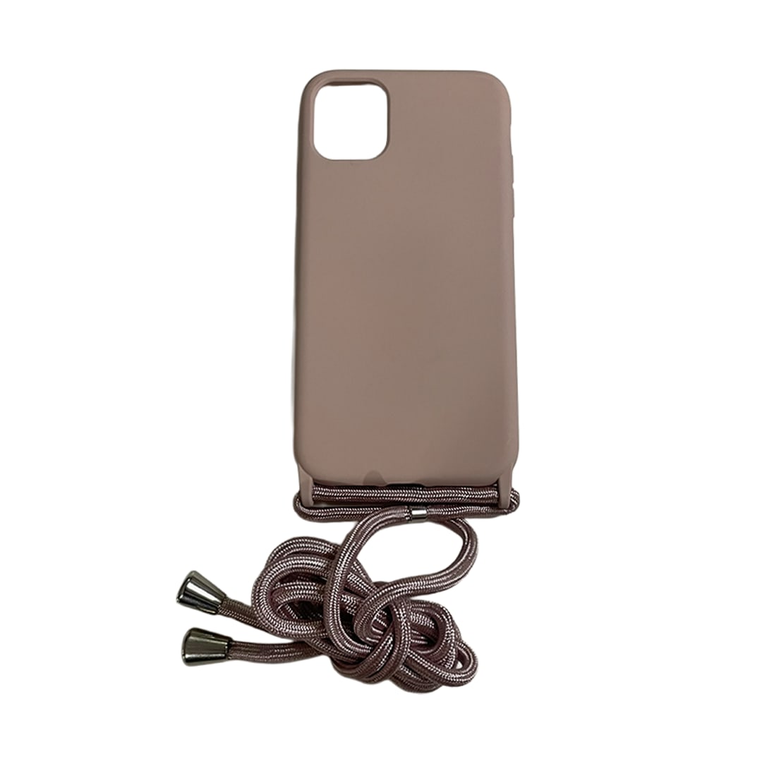 Crossbody Phone Case – Apple iPhone 11 (Peach)