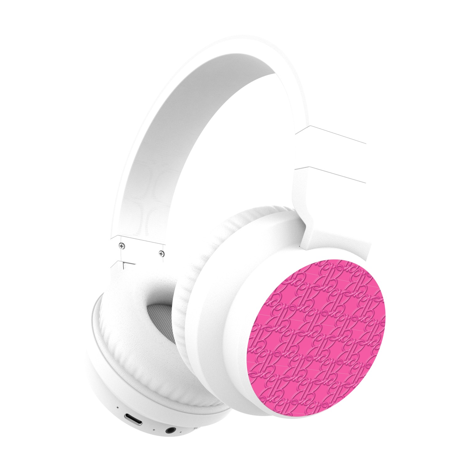 Barbie Wireless Headphones (Pink and White)
