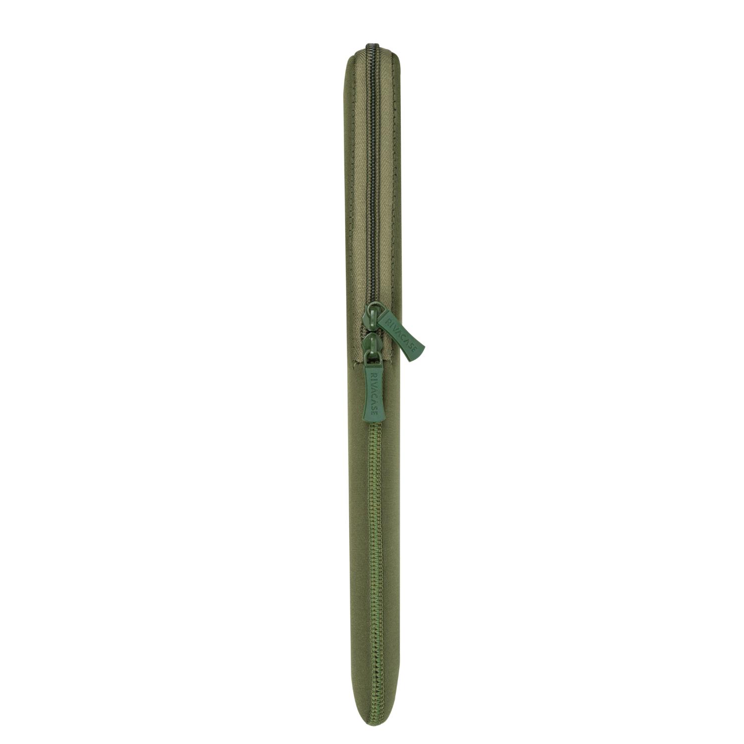 RIVACASE Antishock Sleeve - Up to 13.3-inch Laptops and Tablets (Khaki) - Image 4