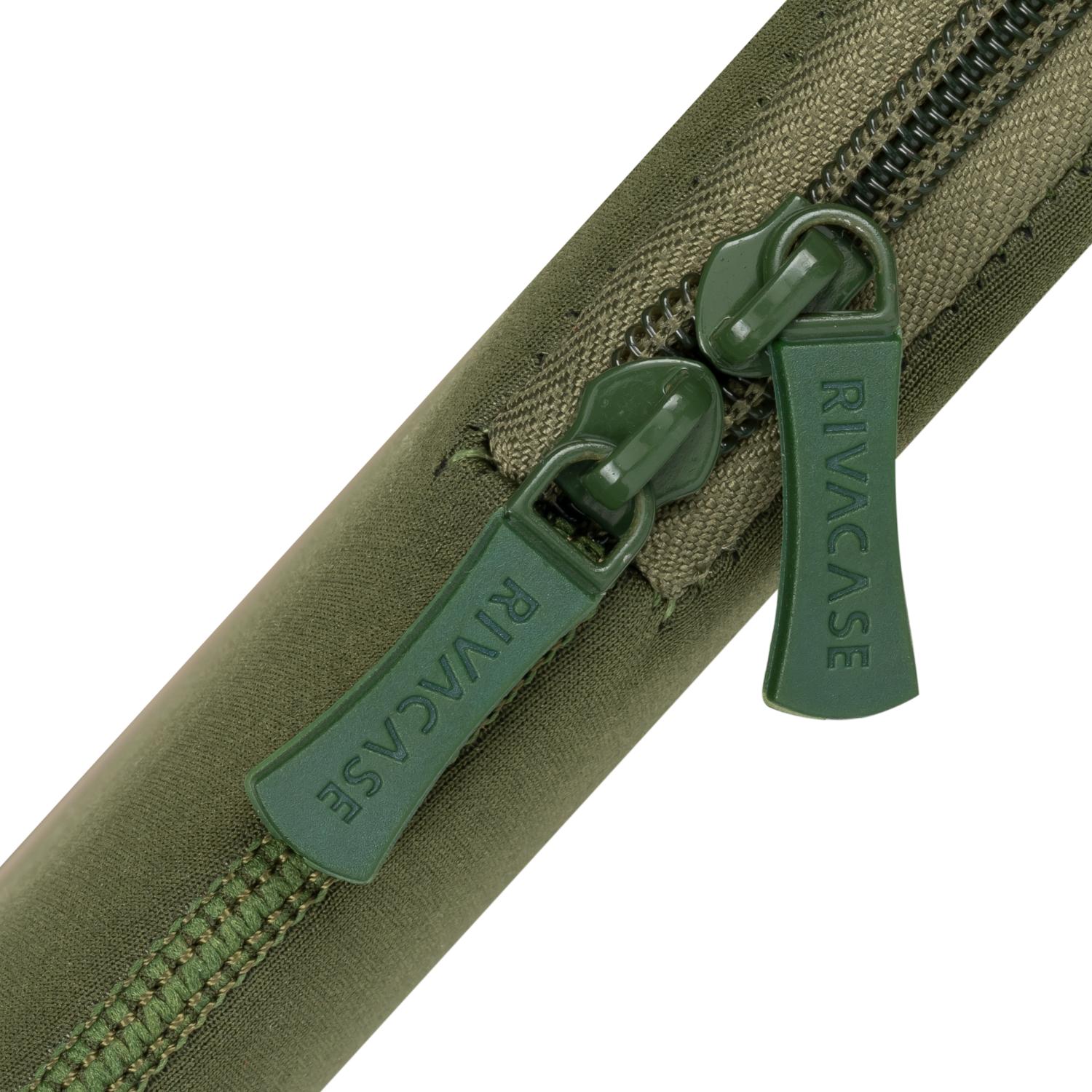 RIVACASE Antishock Sleeve - Up to 13.3-inch Laptops and Tablets (Khaki) - Image 6