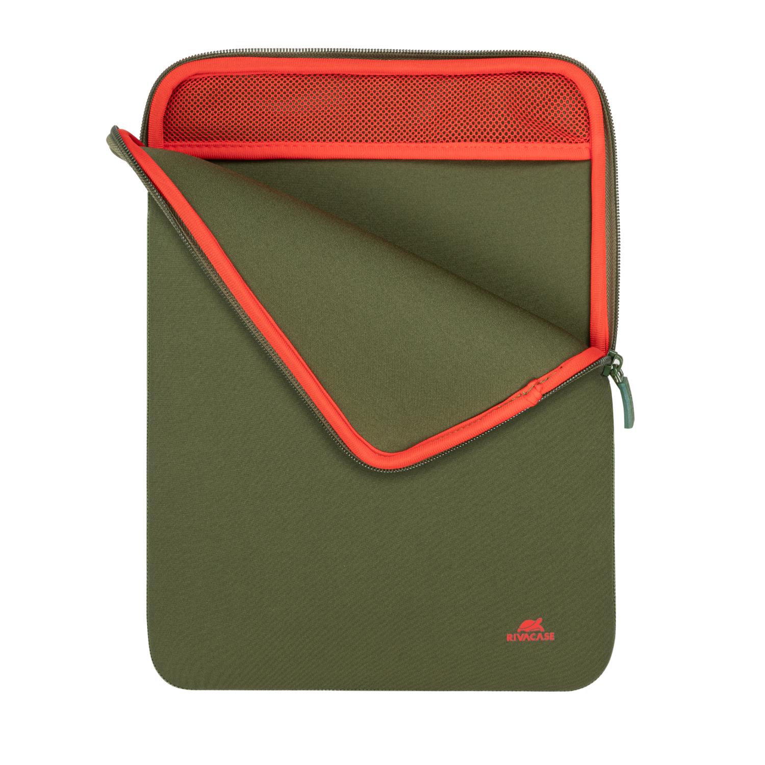 RIVACASE Antishock Sleeve - Up to 13.3-inch Laptops and Tablets (Khaki) - Image 7