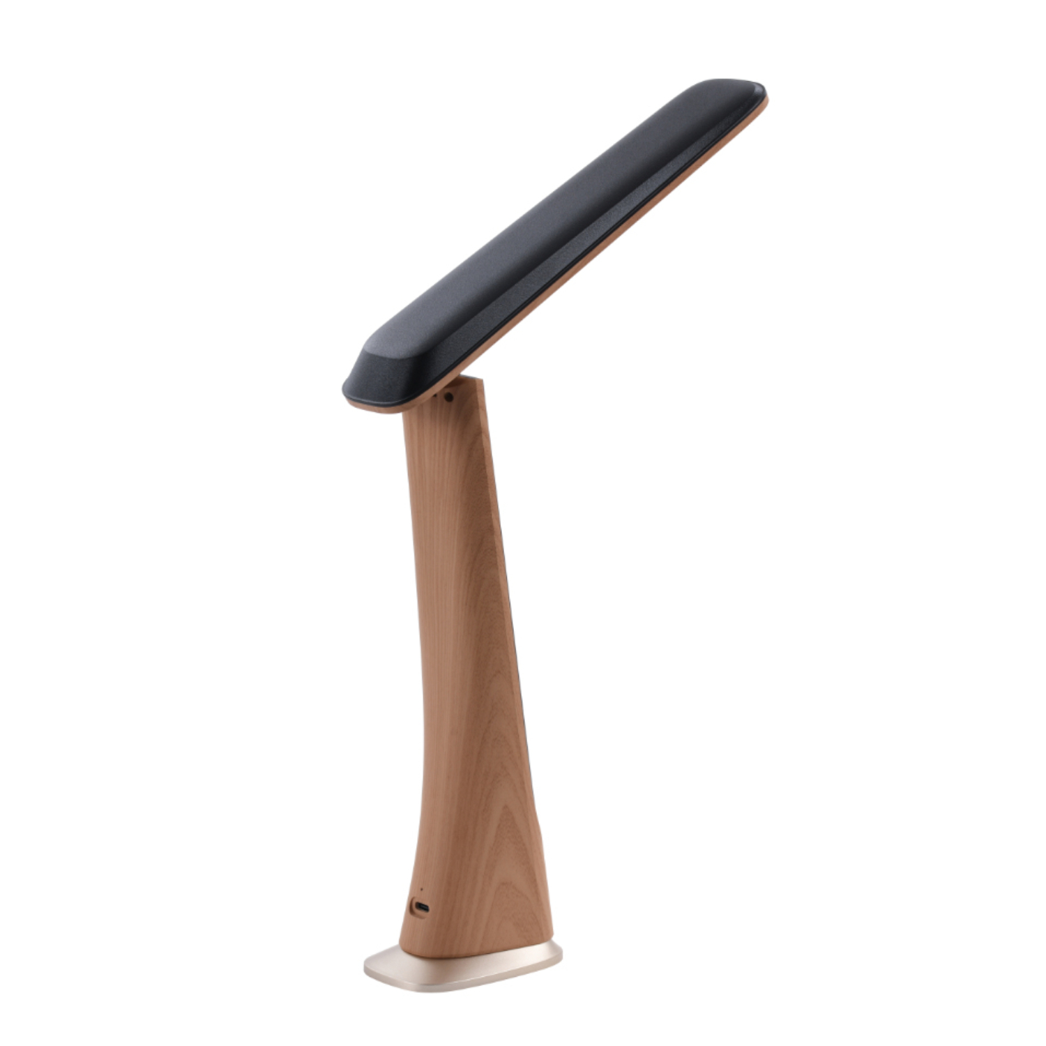 Snüg LED Desk Lamp with Clock (Wood) - Image 7